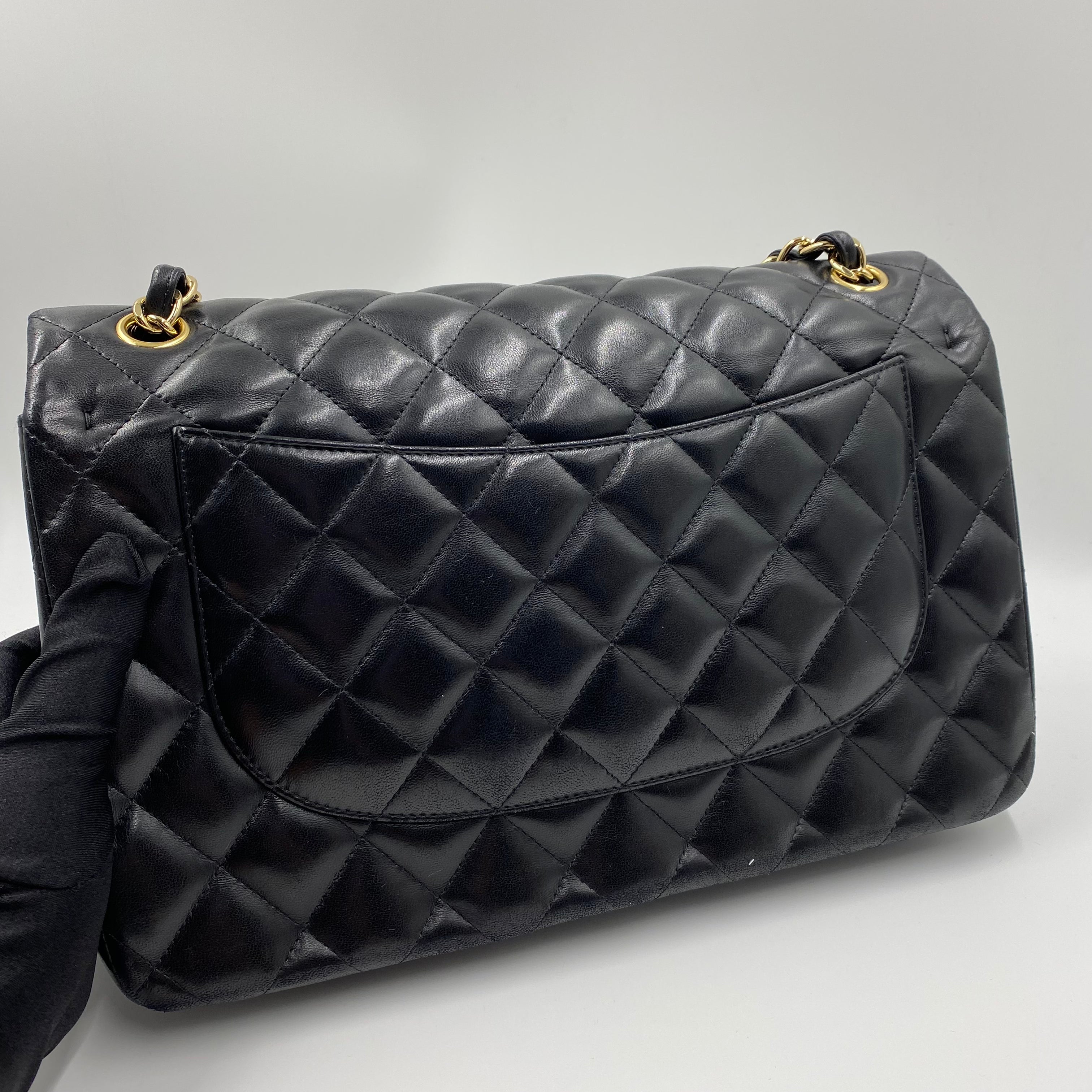 CHANEL CLASSIC JUMBO GOLD LAMBSKIN