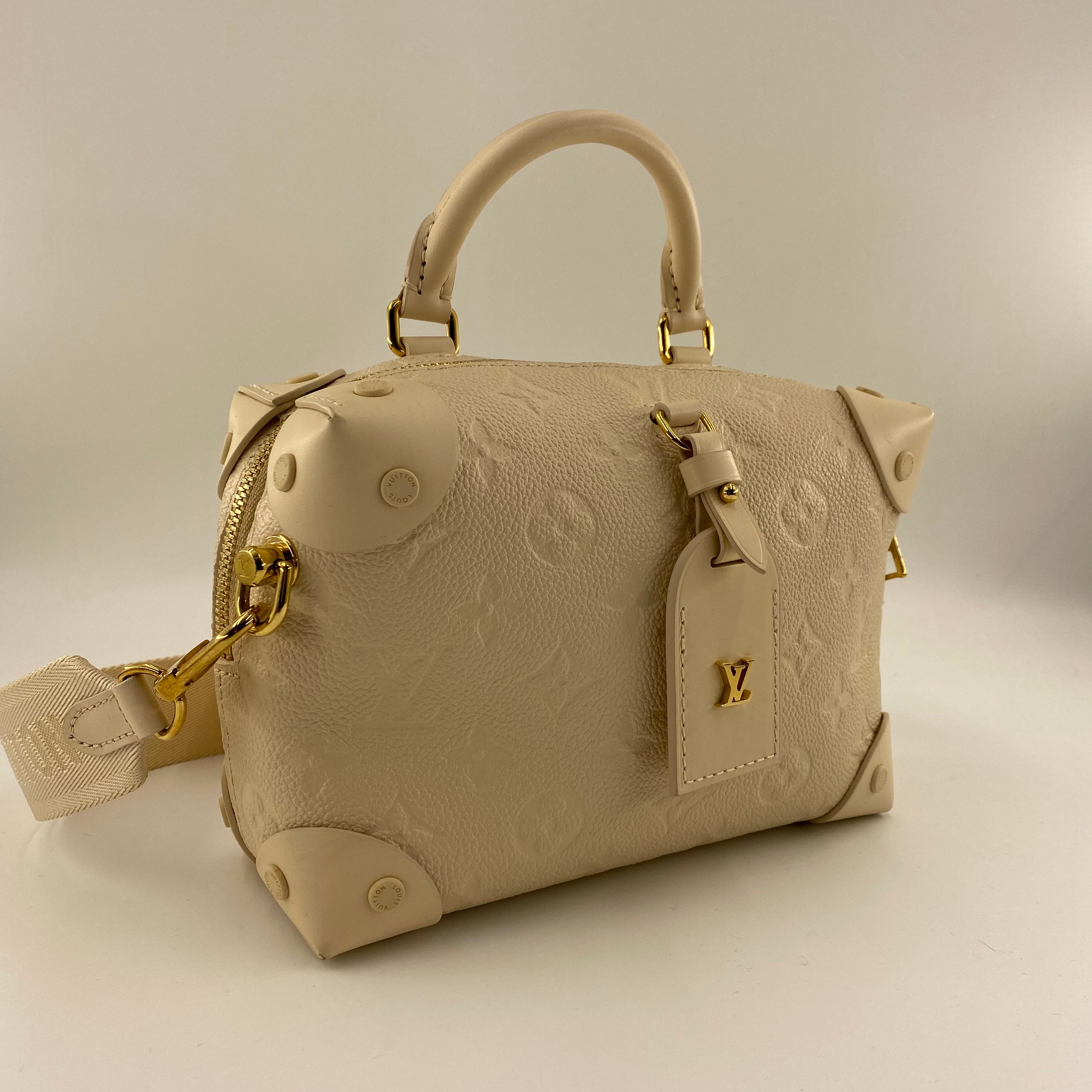 LV PETITE MALLE SOUPLE IN WHITE