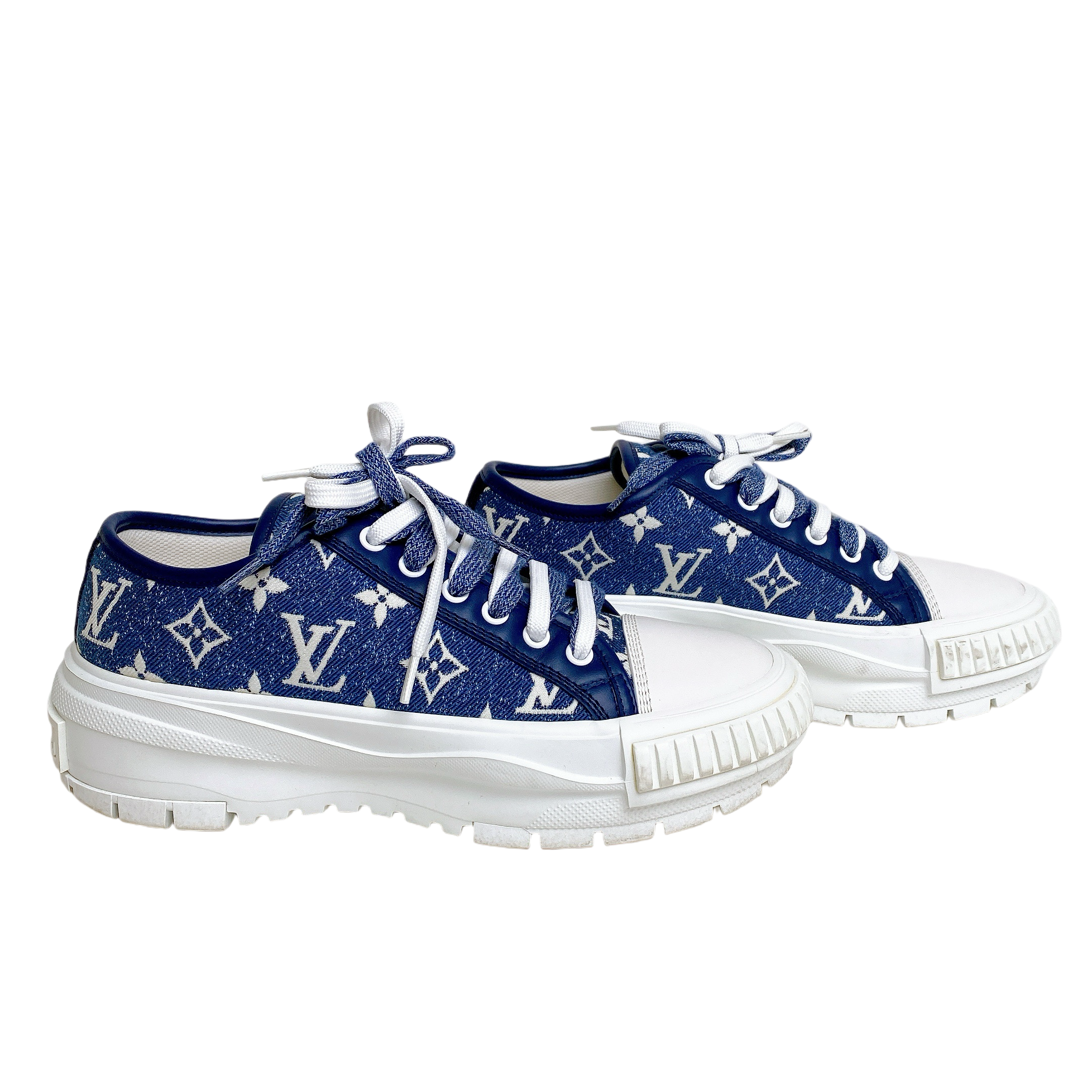 LV SQUAD DENIM SNEAKERS
