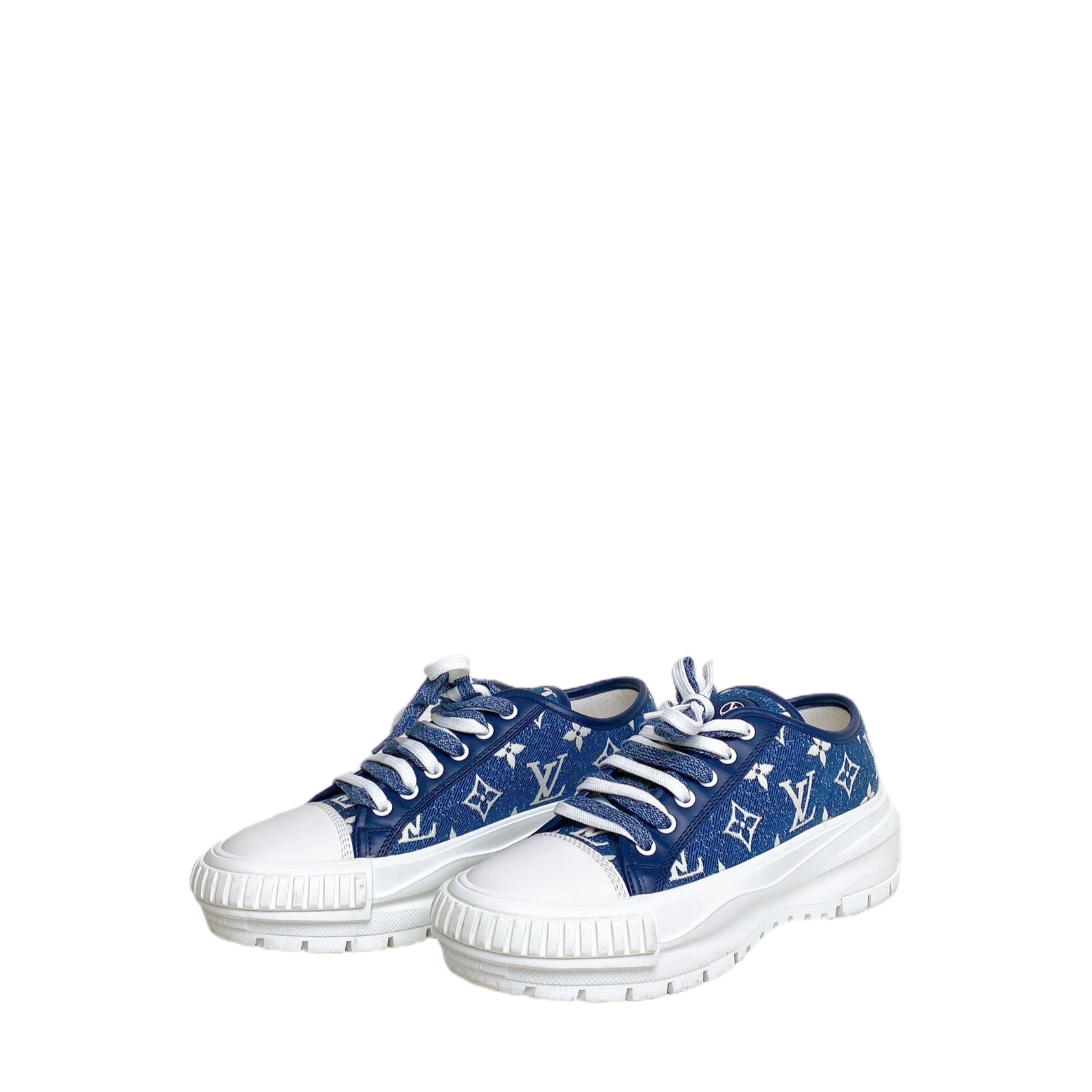 LV SQUAD DENIM SNEAKERS