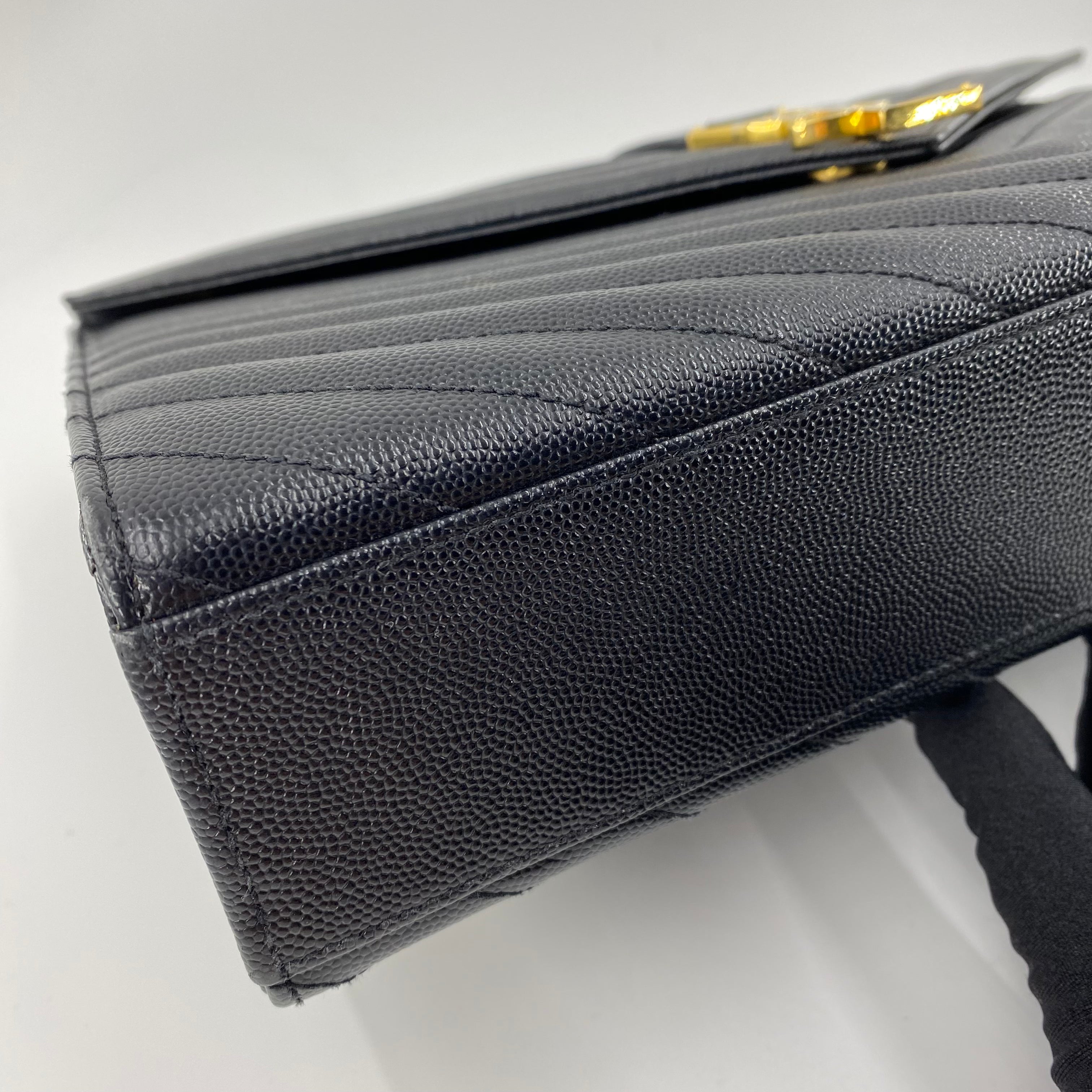 YSL Envelope Bag in Black