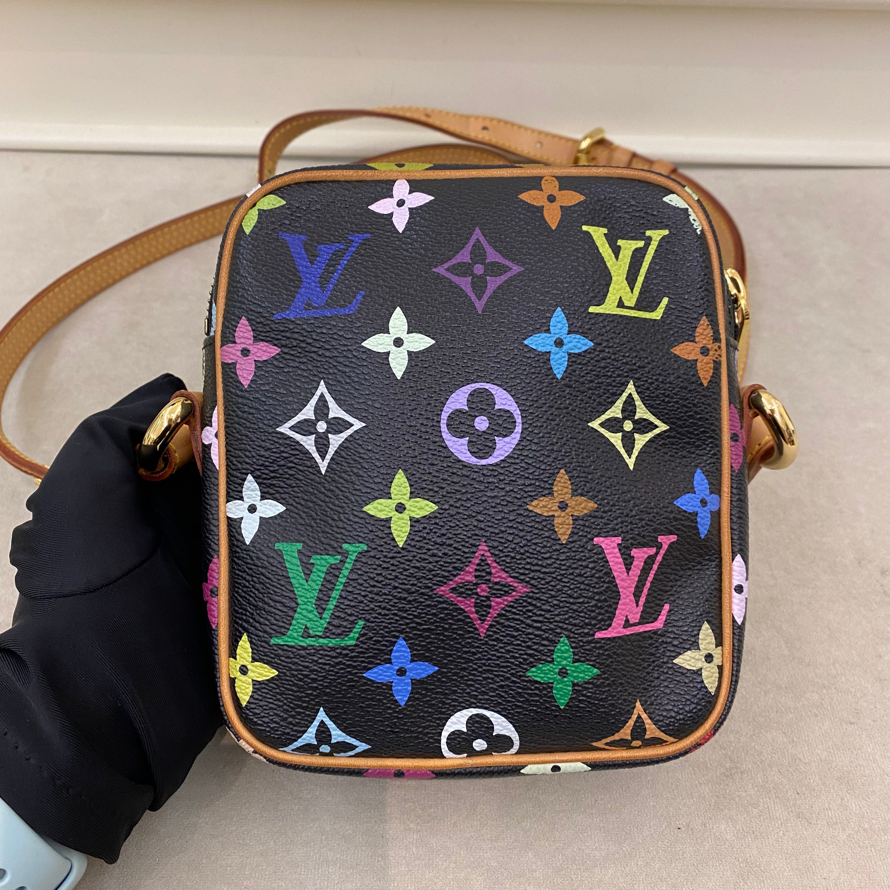 LV x Murakami Multicolor Monogram Rift Crossody