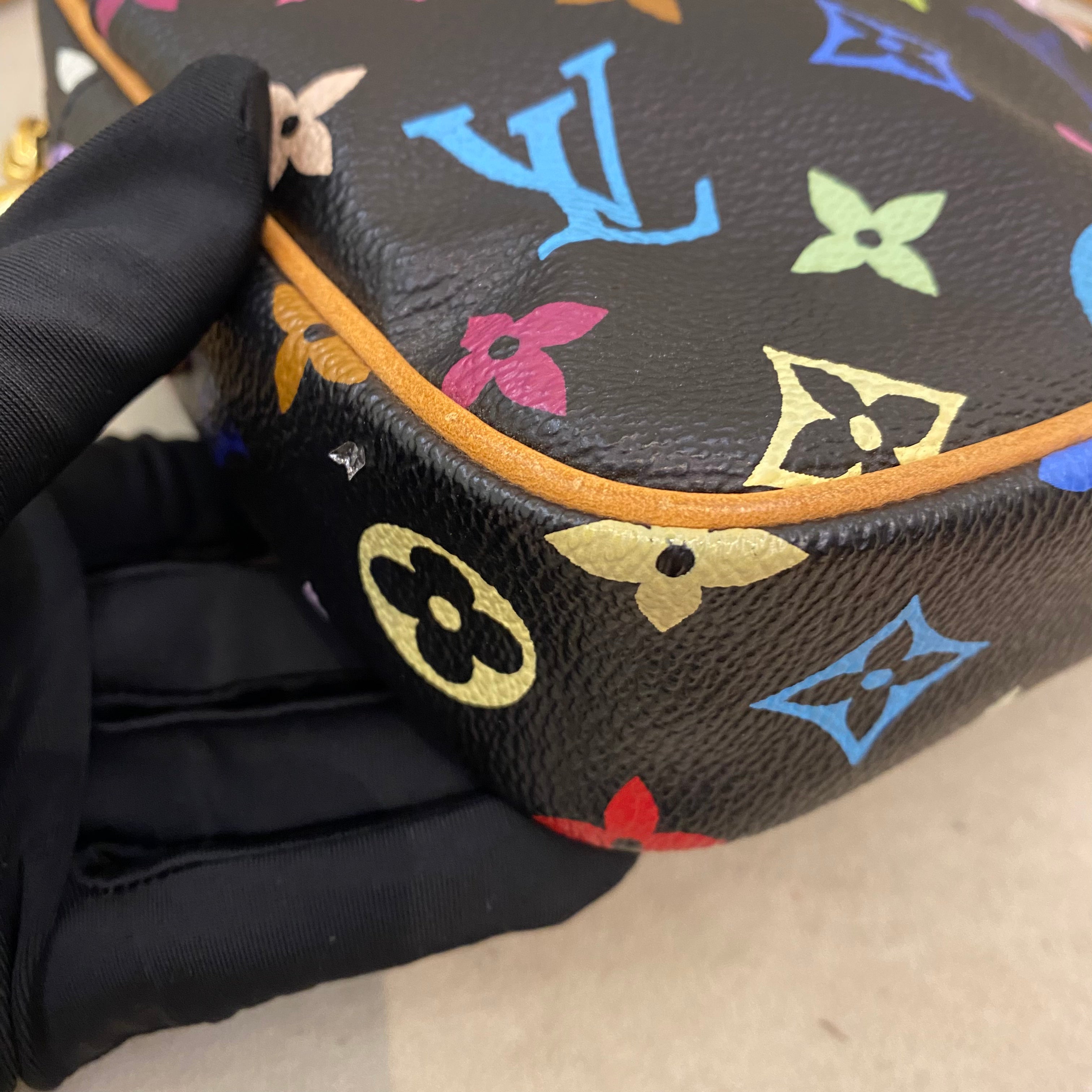 LV x Murakami Multicolor Monogram Rift Crossody