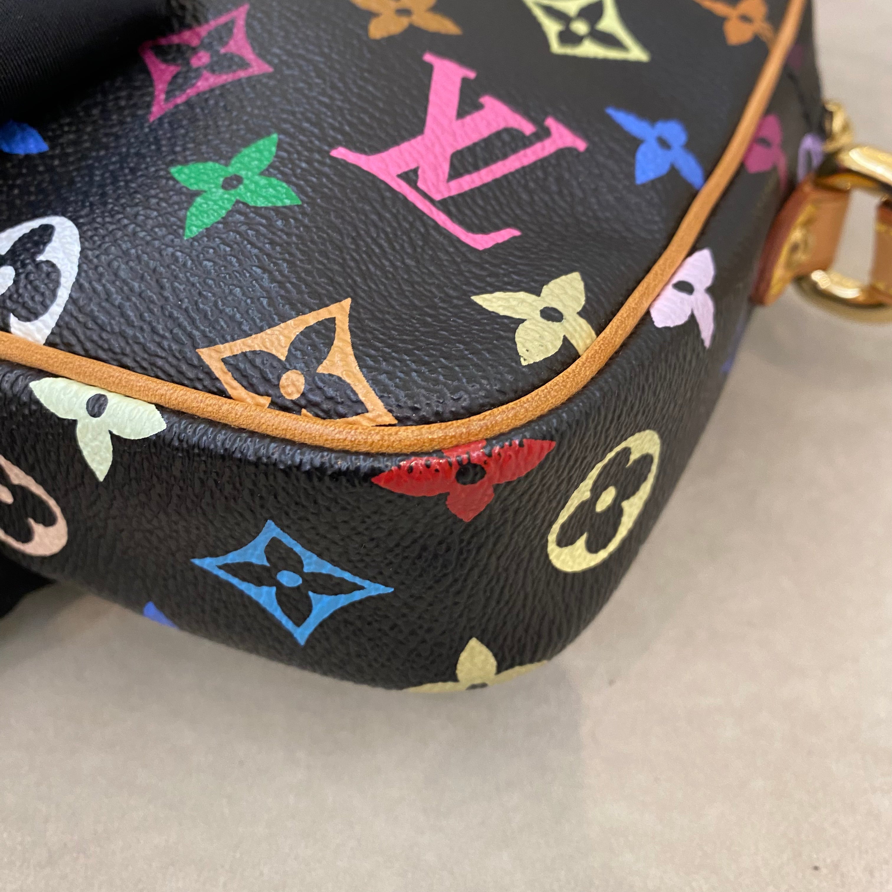 LV x Murakami Multicolor Monogram Rift Crossody