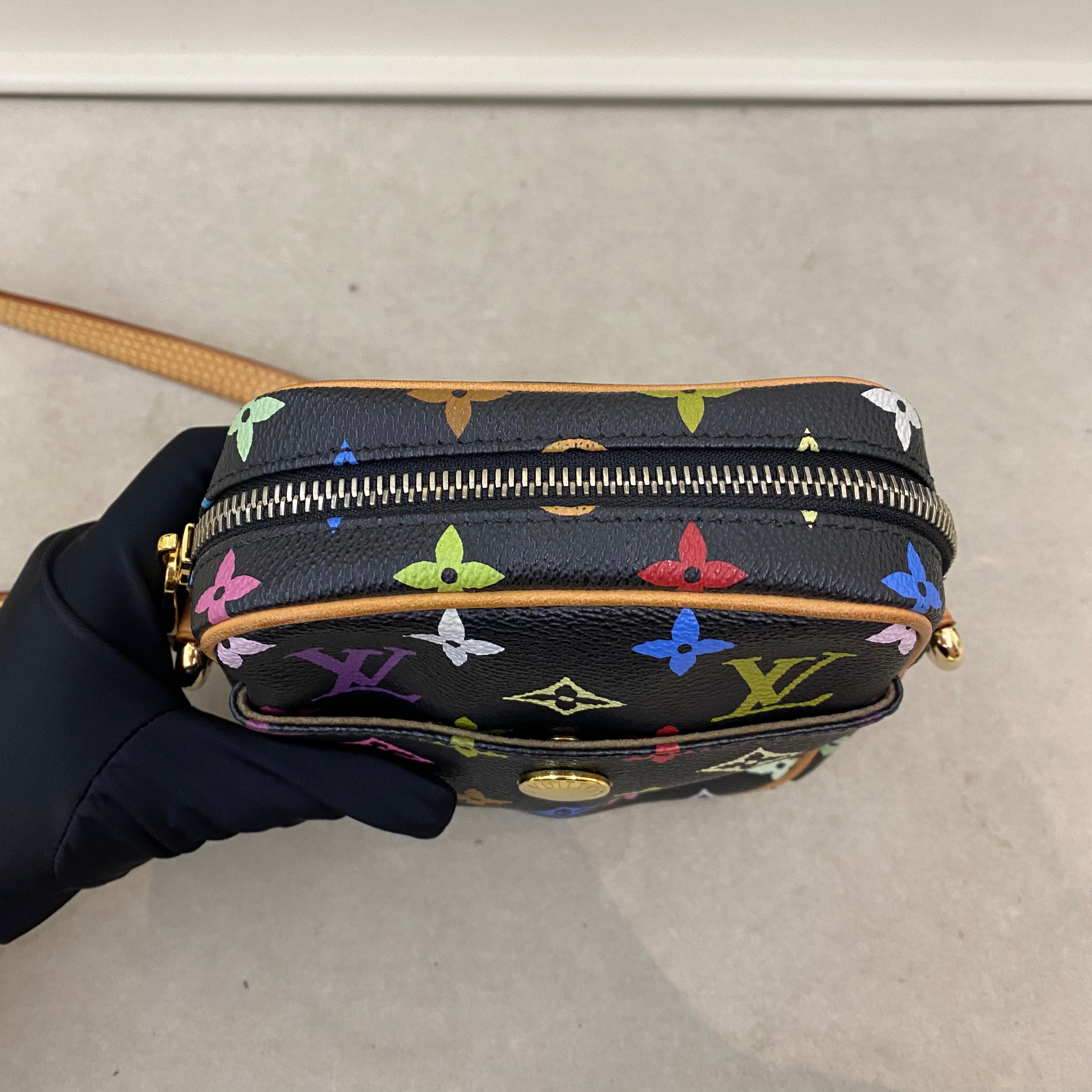 LV x Murakami Multicolor Monogram Rift Crossody