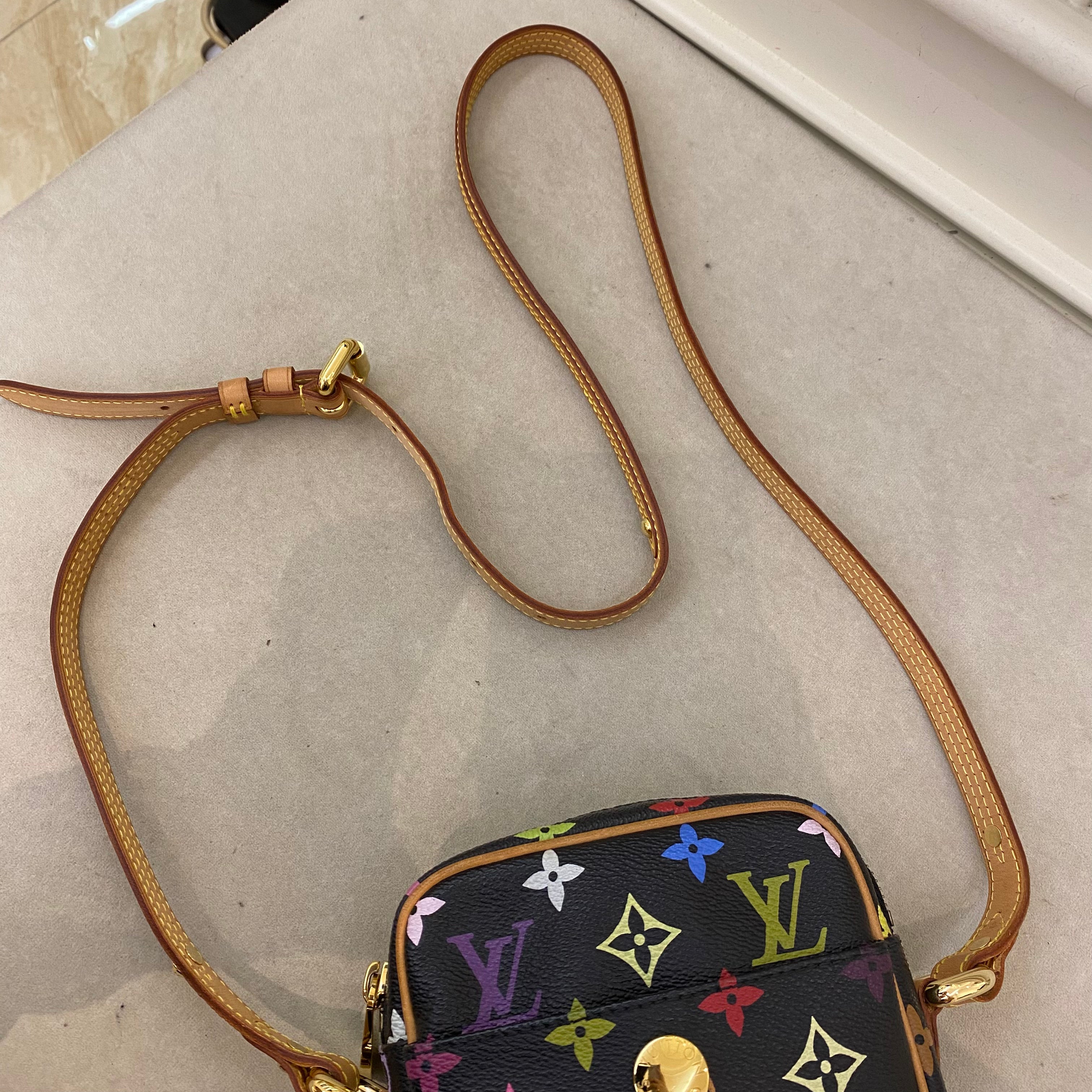 LV x Murakami Multicolor Monogram Rift Crossody