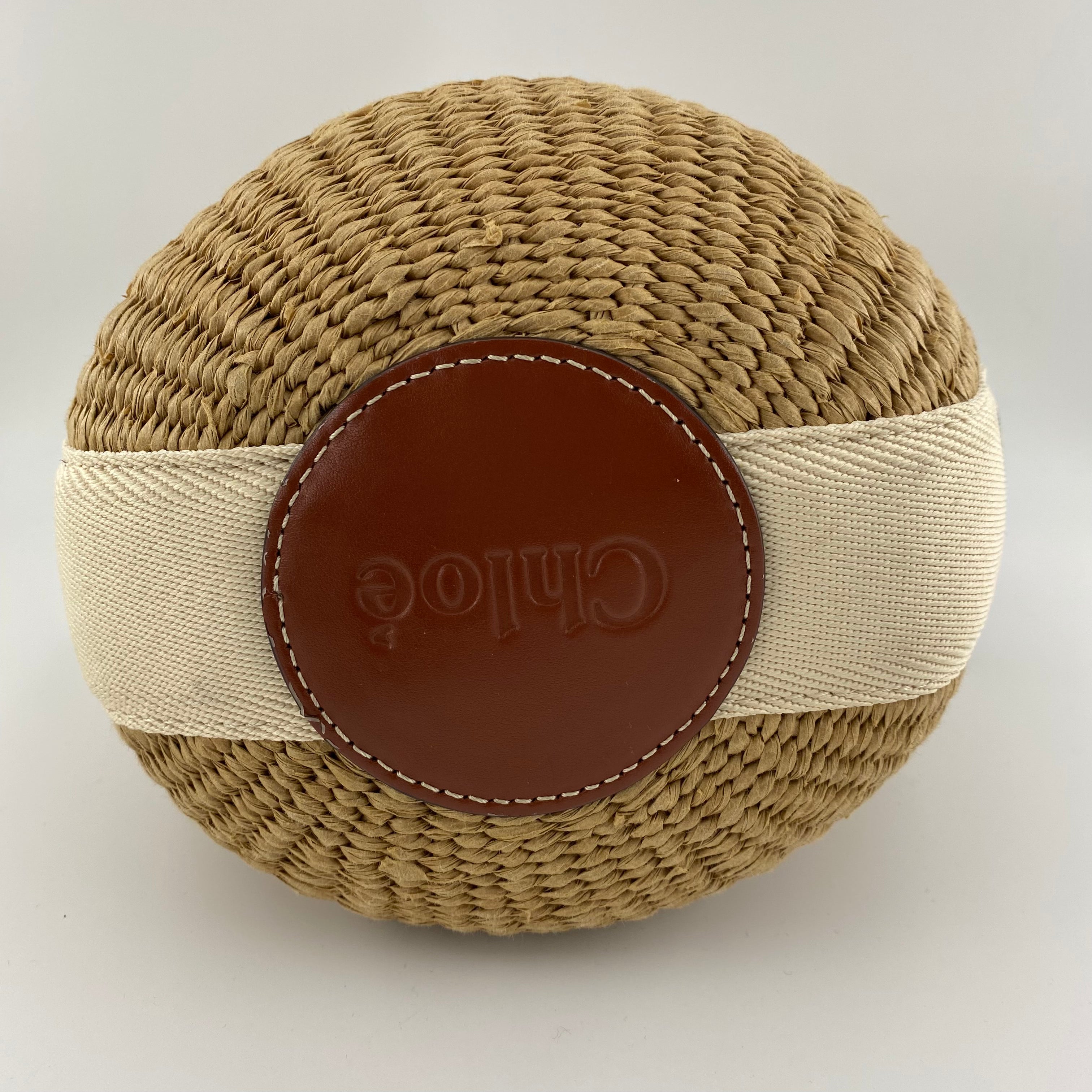 Small Woody Basket in Natural Fibers