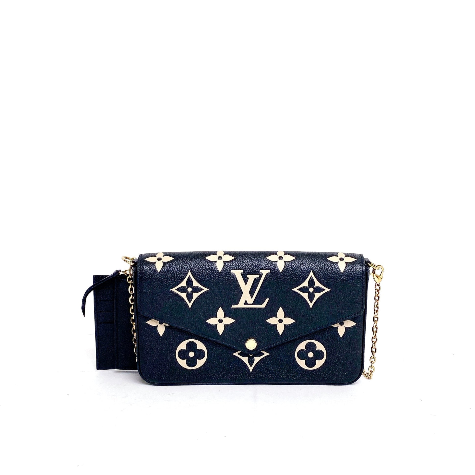 LV FELICIE POCHETTE  EMPREINTE BI-COLOUR