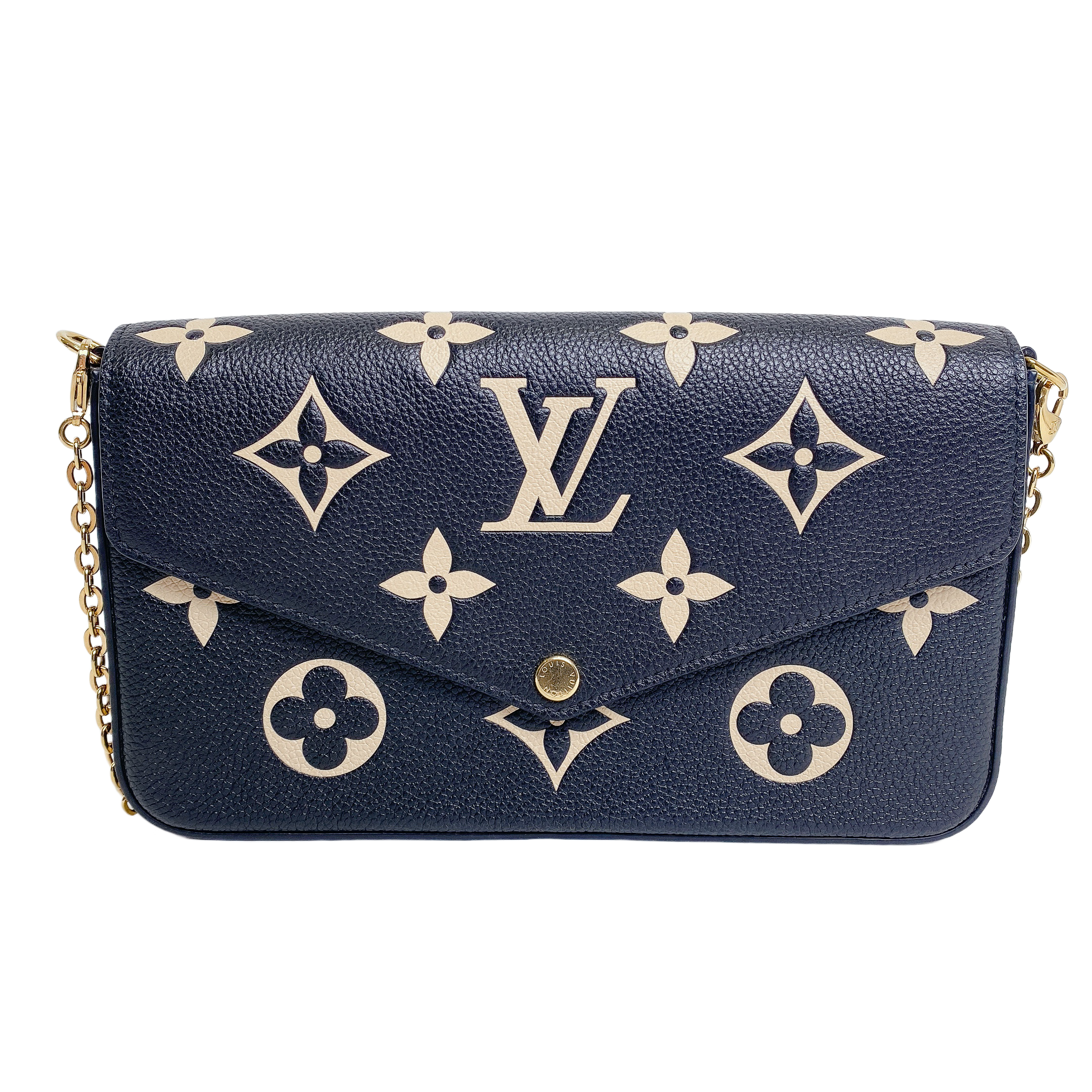 LV FELICIE POCHETTE  EMPREINTE BI-COLOUR