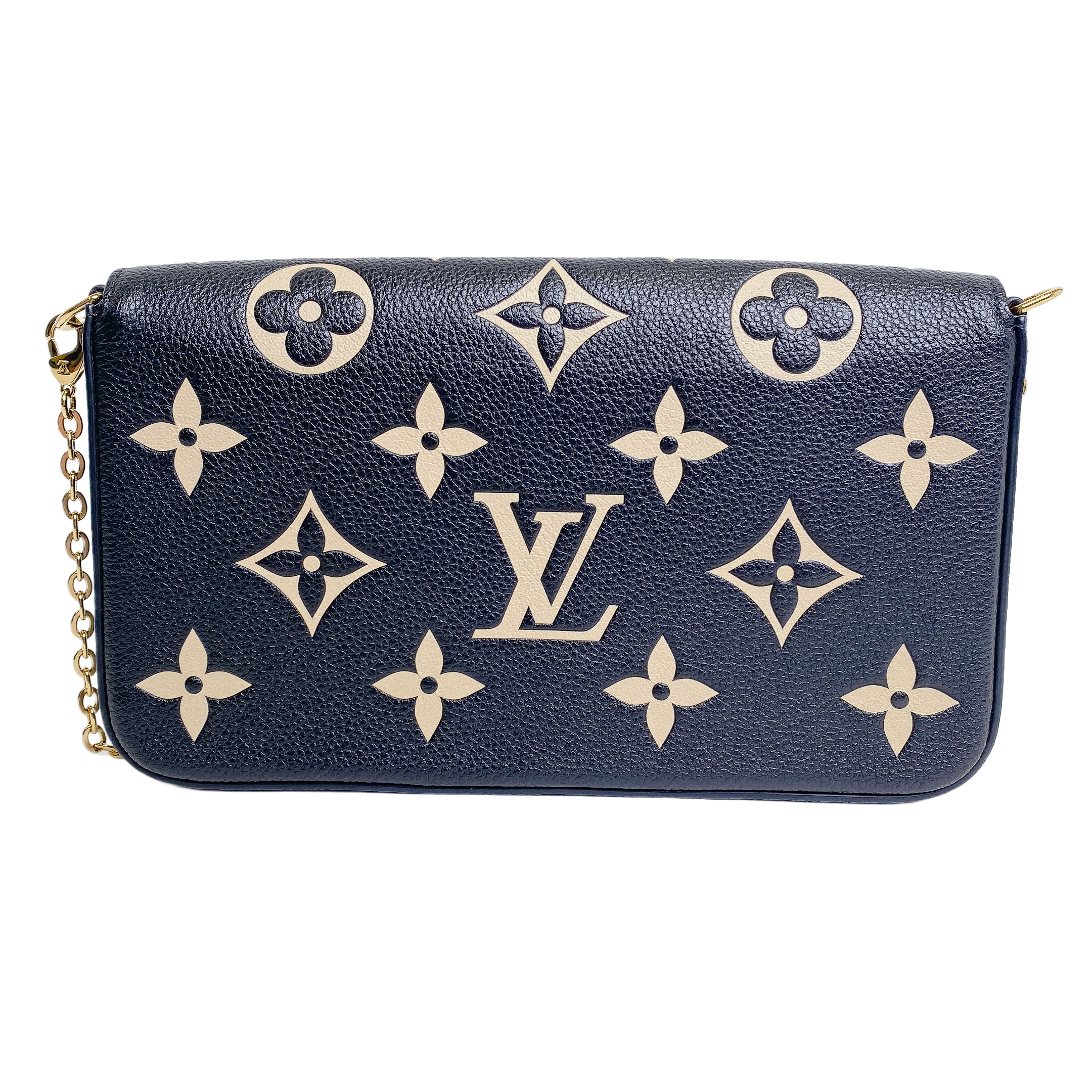 LV FELICIE POCHETTE  EMPREINTE BI-COLOUR