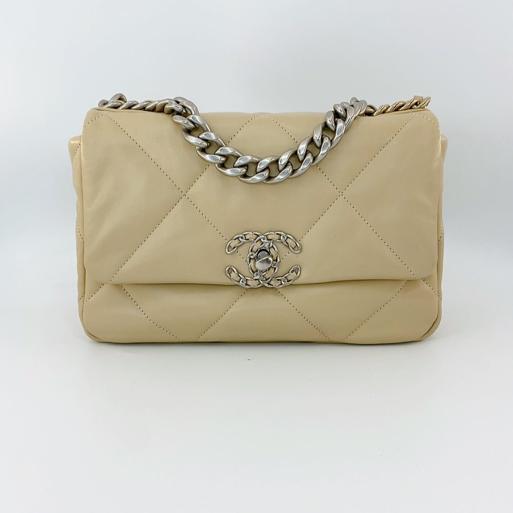 Chanel 19 Bag in Beige