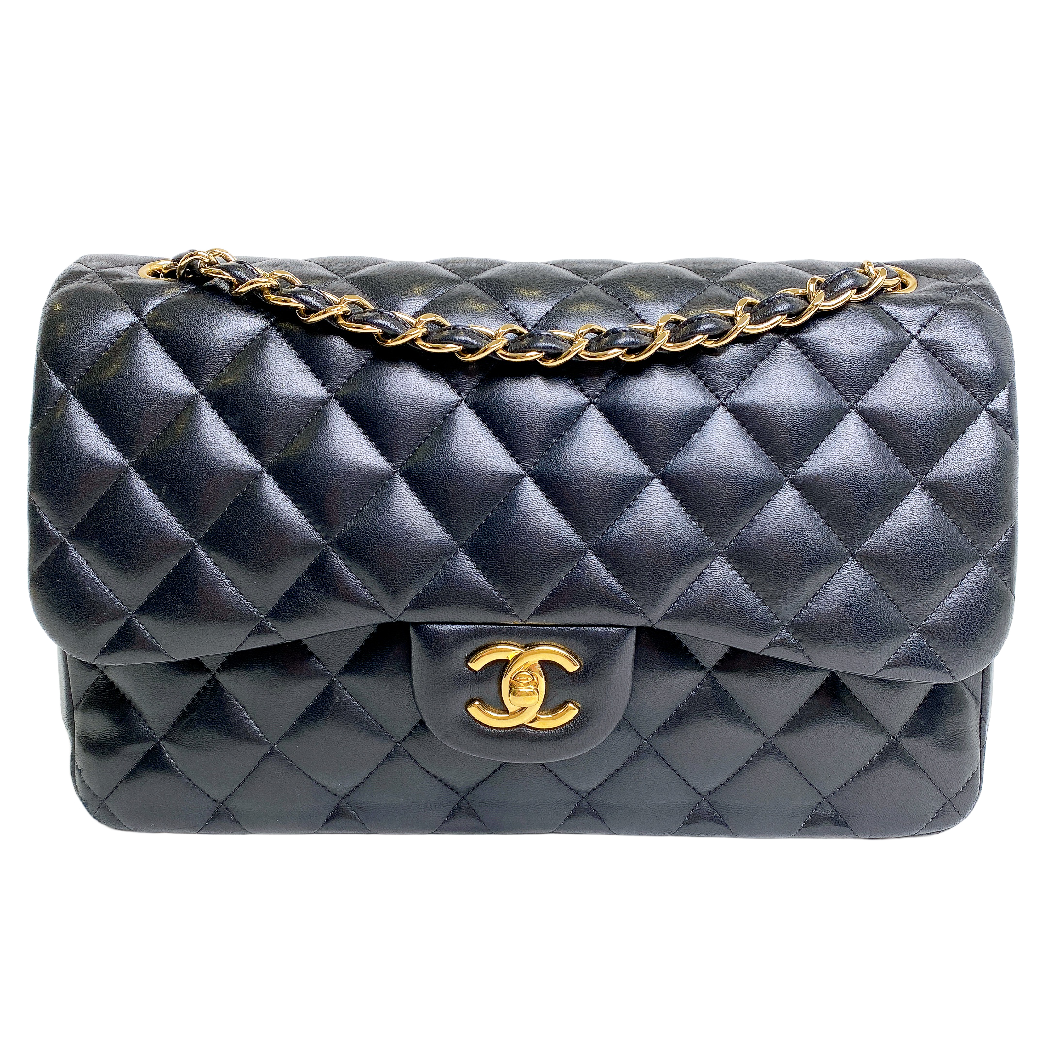 CHANEL CLASSIC JUMBO GHW