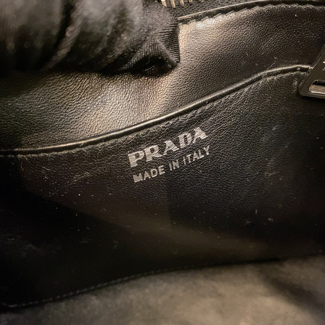 Prada Suede Python Tote