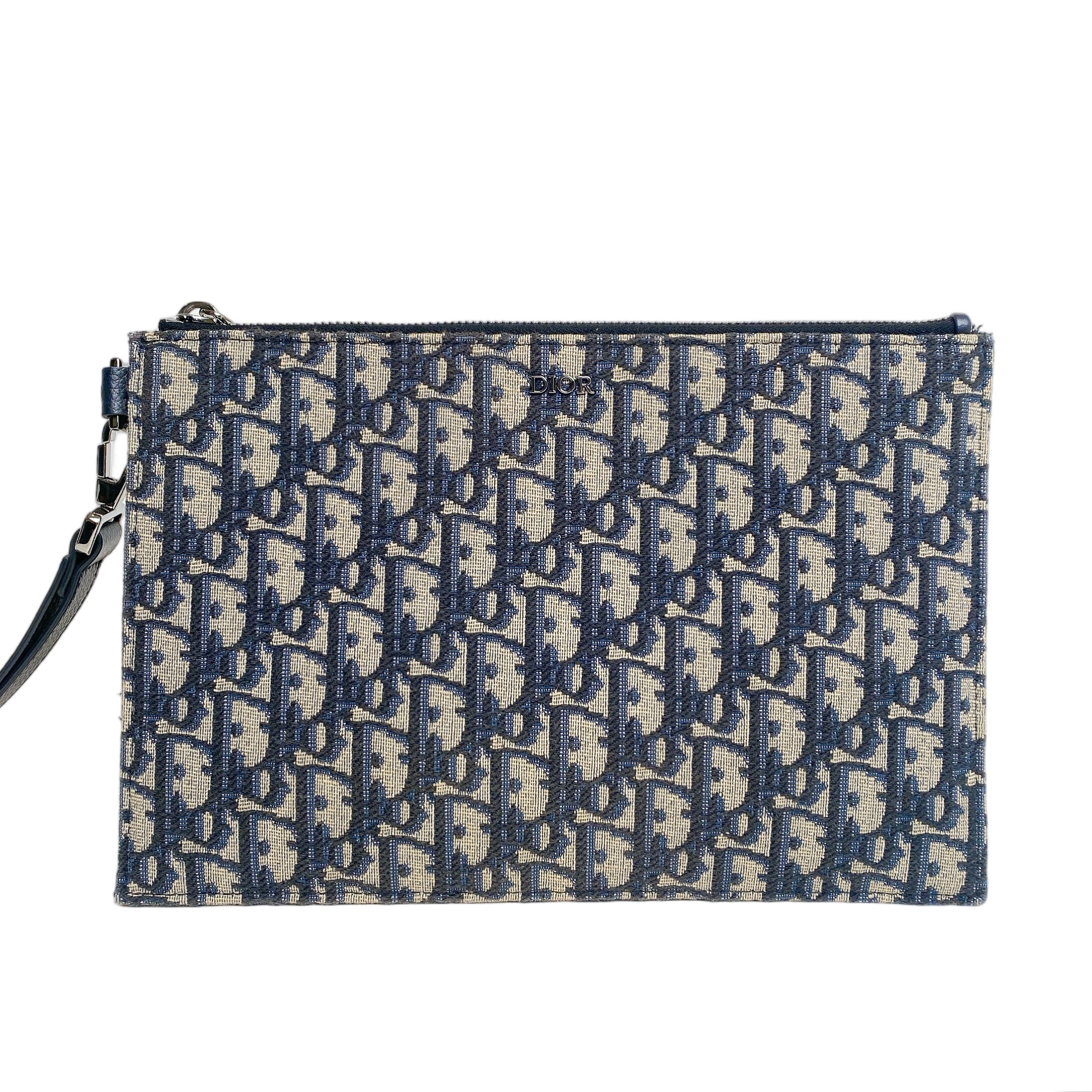 DIOR FLAT CASE OBLIQUE JACQUARD