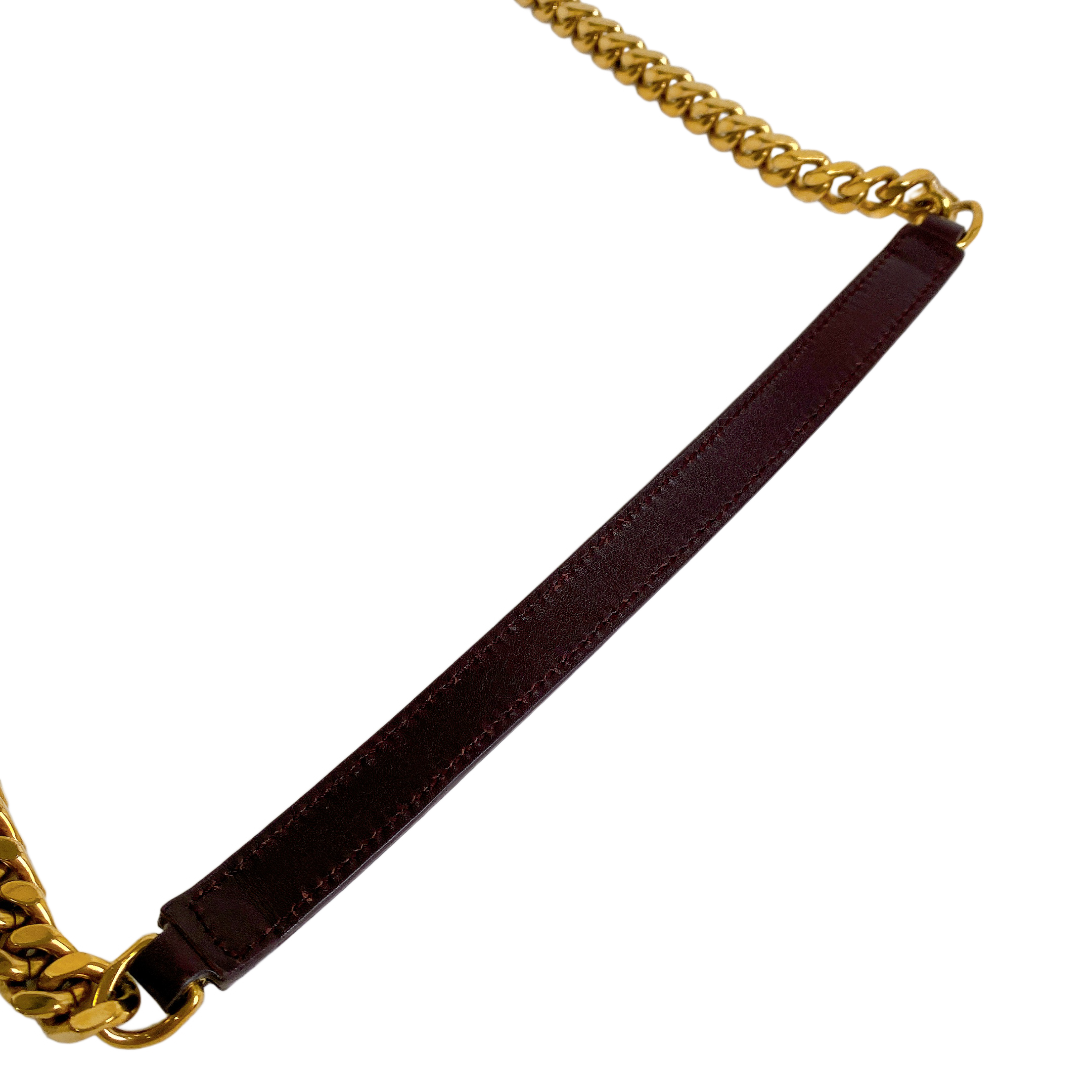 YSL ENVELOPE  BURGUNDY