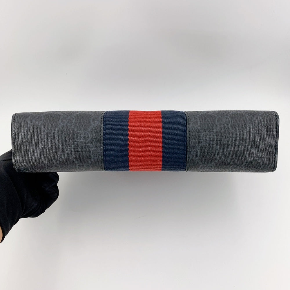 Gucci Supreme GG Web Clutch