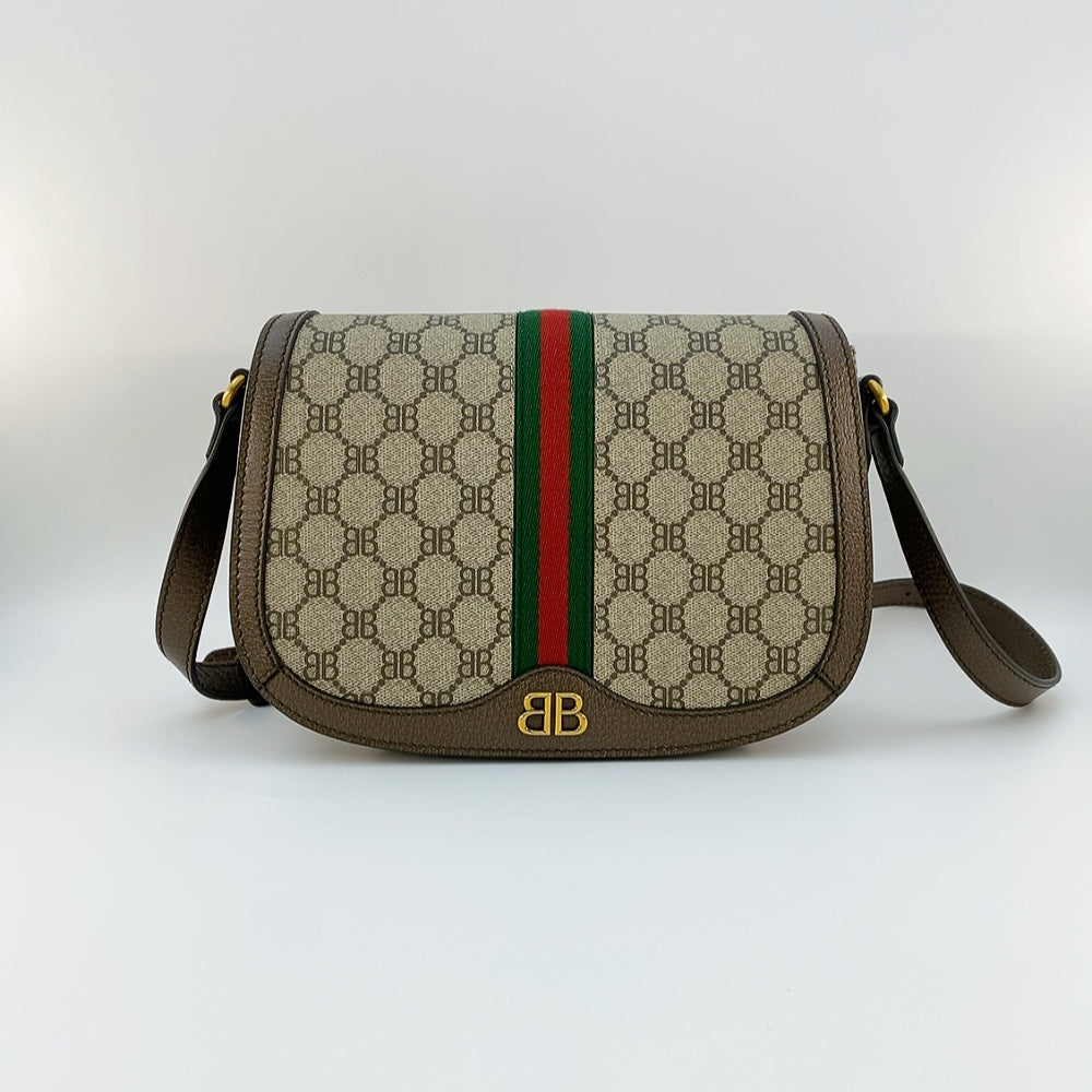 GUCCI BALENCIAGA COLLABORATION THE HACKER SHOULDER BAG