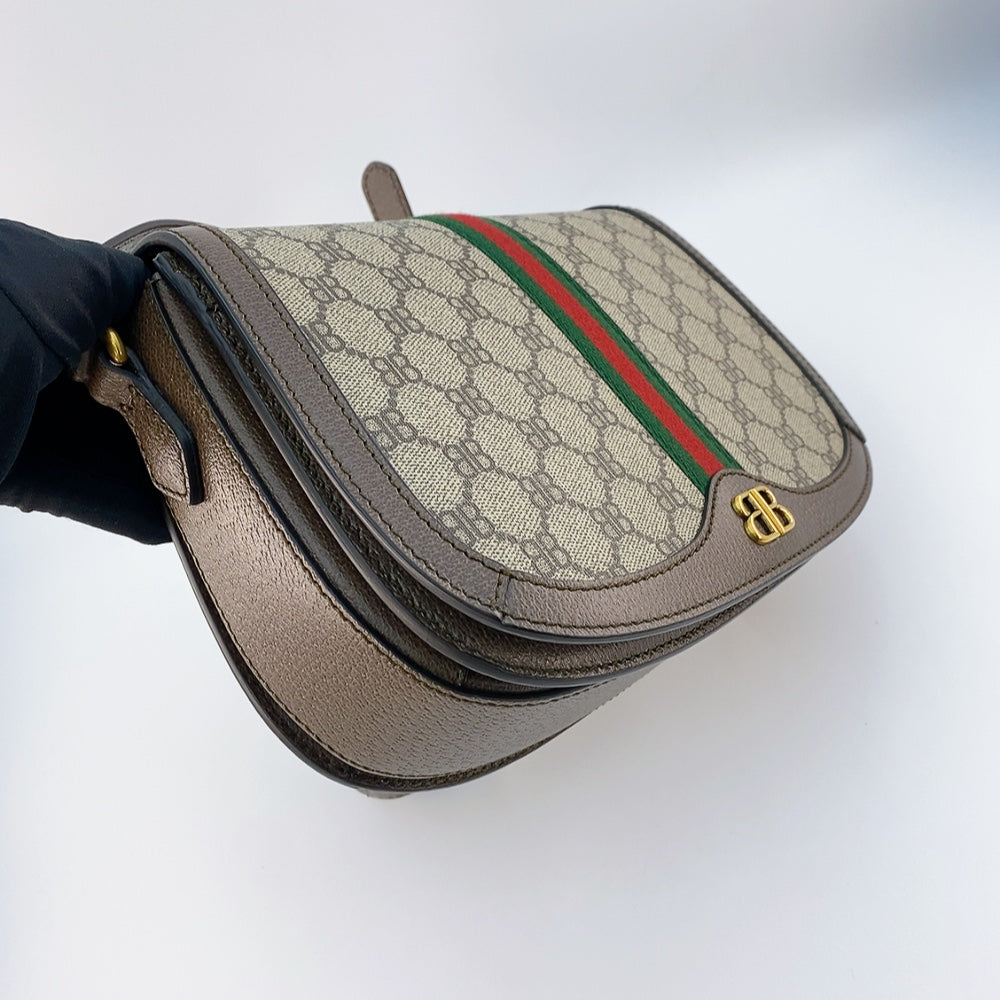 GUCCI BALENCIAGA COLLABORATION THE HACKER SHOULDER BAG