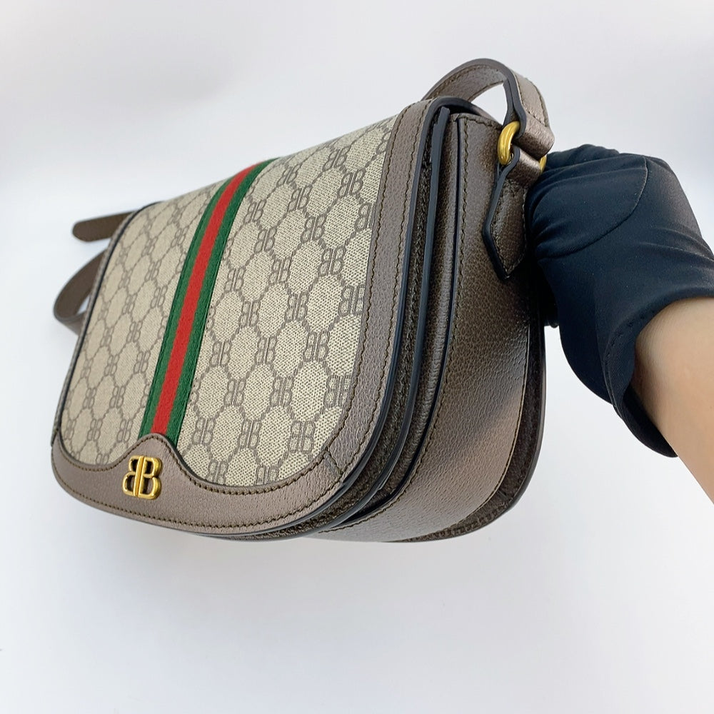 GUCCI BALENCIAGA COLLABORATION THE HACKER SHOULDER BAG