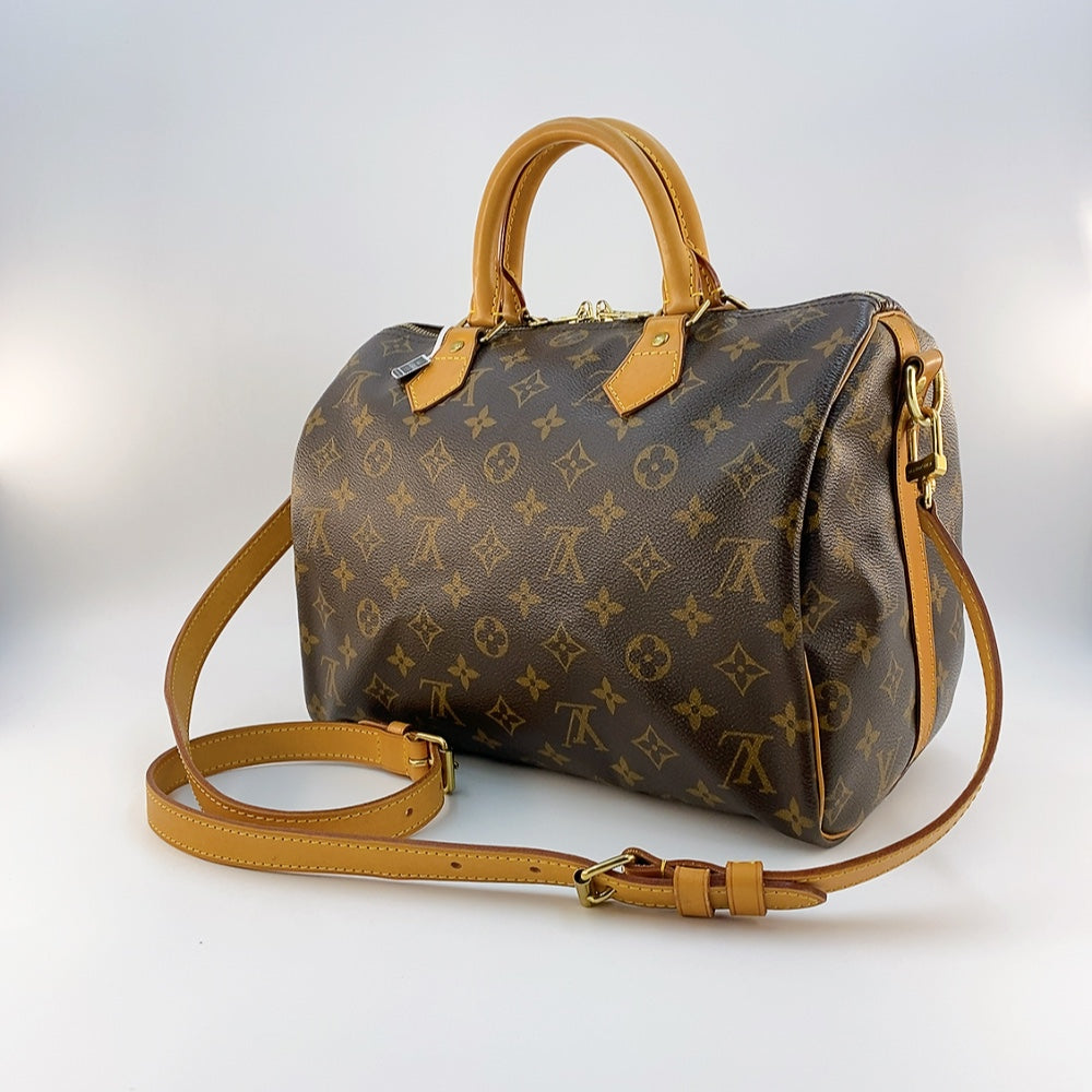 LV Monogram Speedy Bandouliere 30