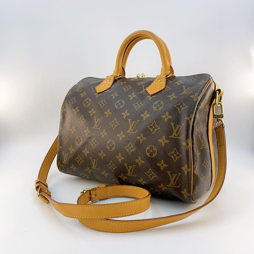 LV Monogram Speedy Bandouliere 30