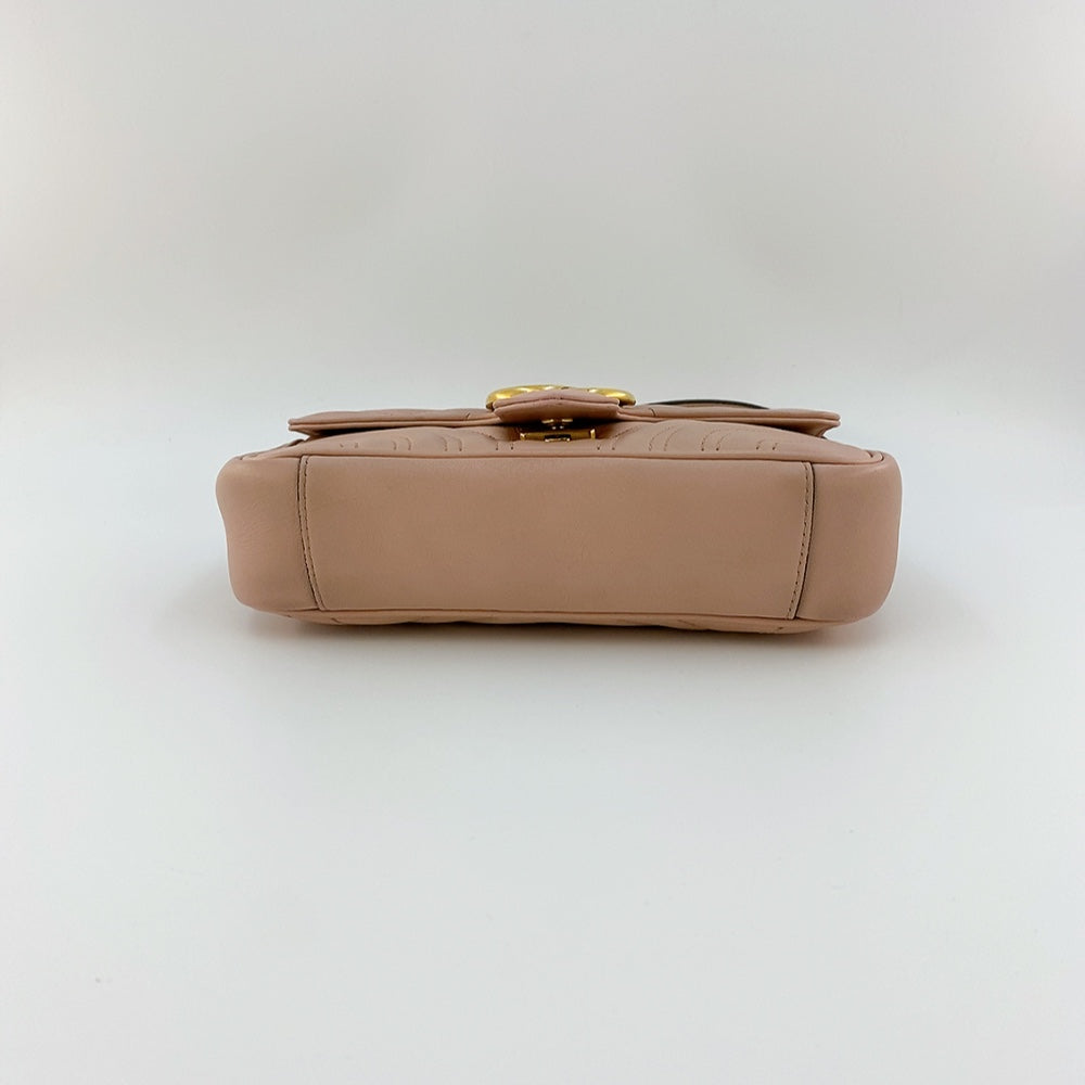 Gucci Marmont Mini in Dusty Pink