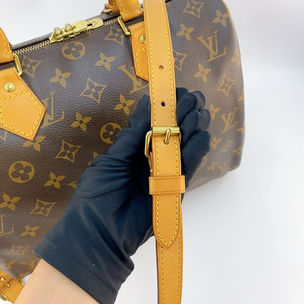 LV Monogram Speedy Bandouliere 30