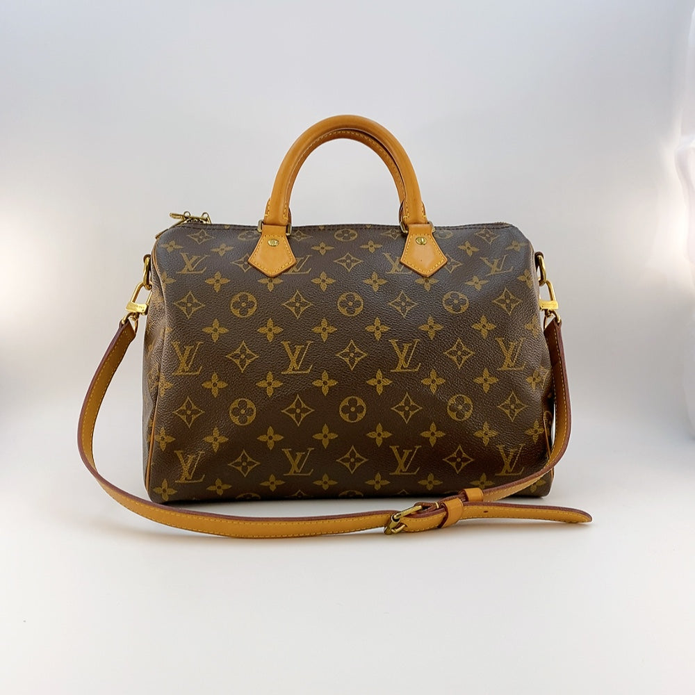 LV Monogram Speedy Bandouliere 30