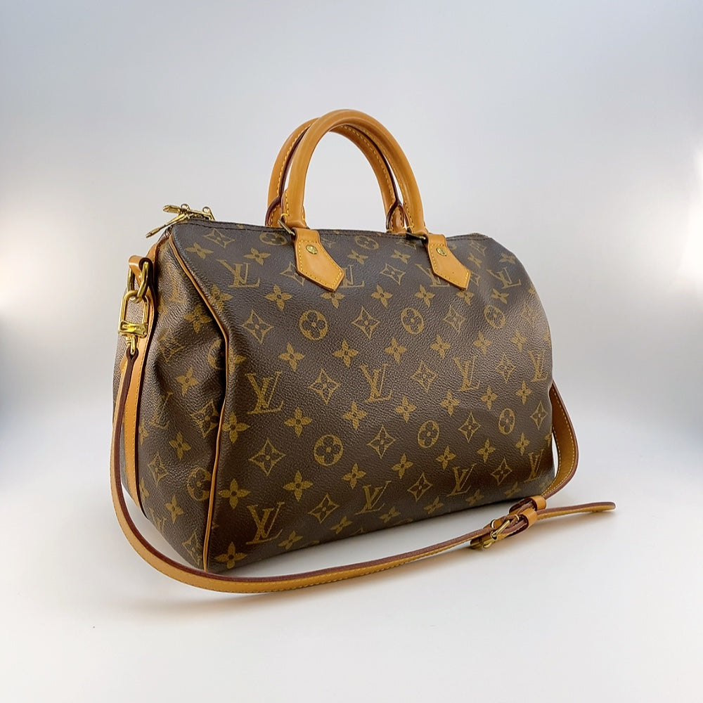 LV Monogram Speedy Bandouliere 30