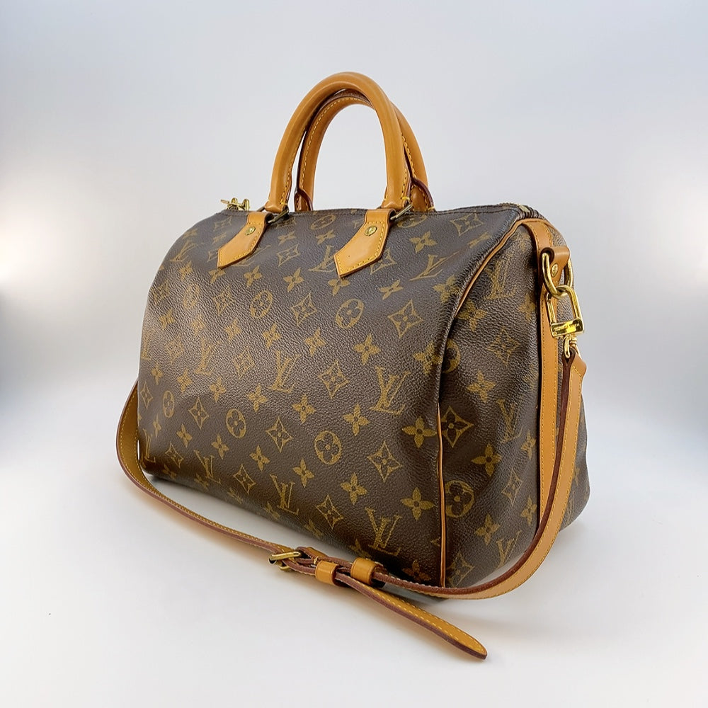 LV Monogram Speedy Bandouliere 30