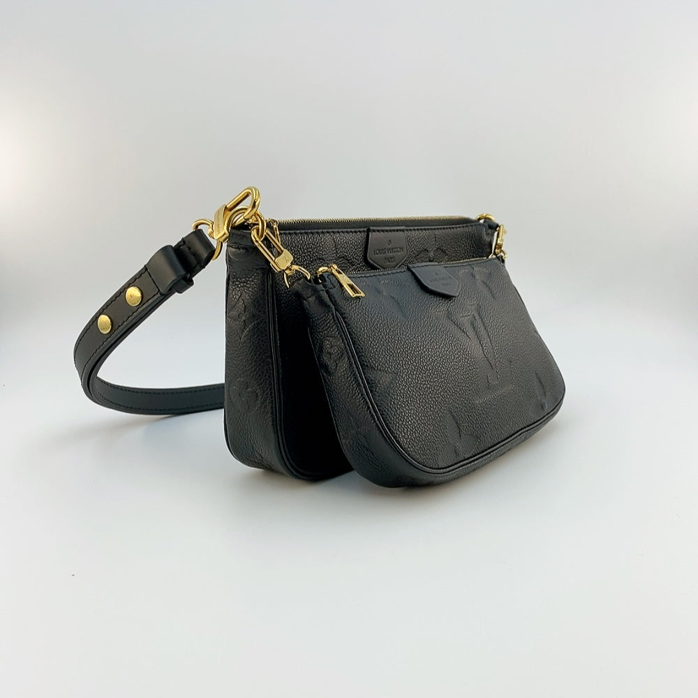 LV Multi Pochette in black