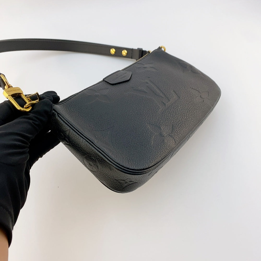 LV Multi Pochette in black