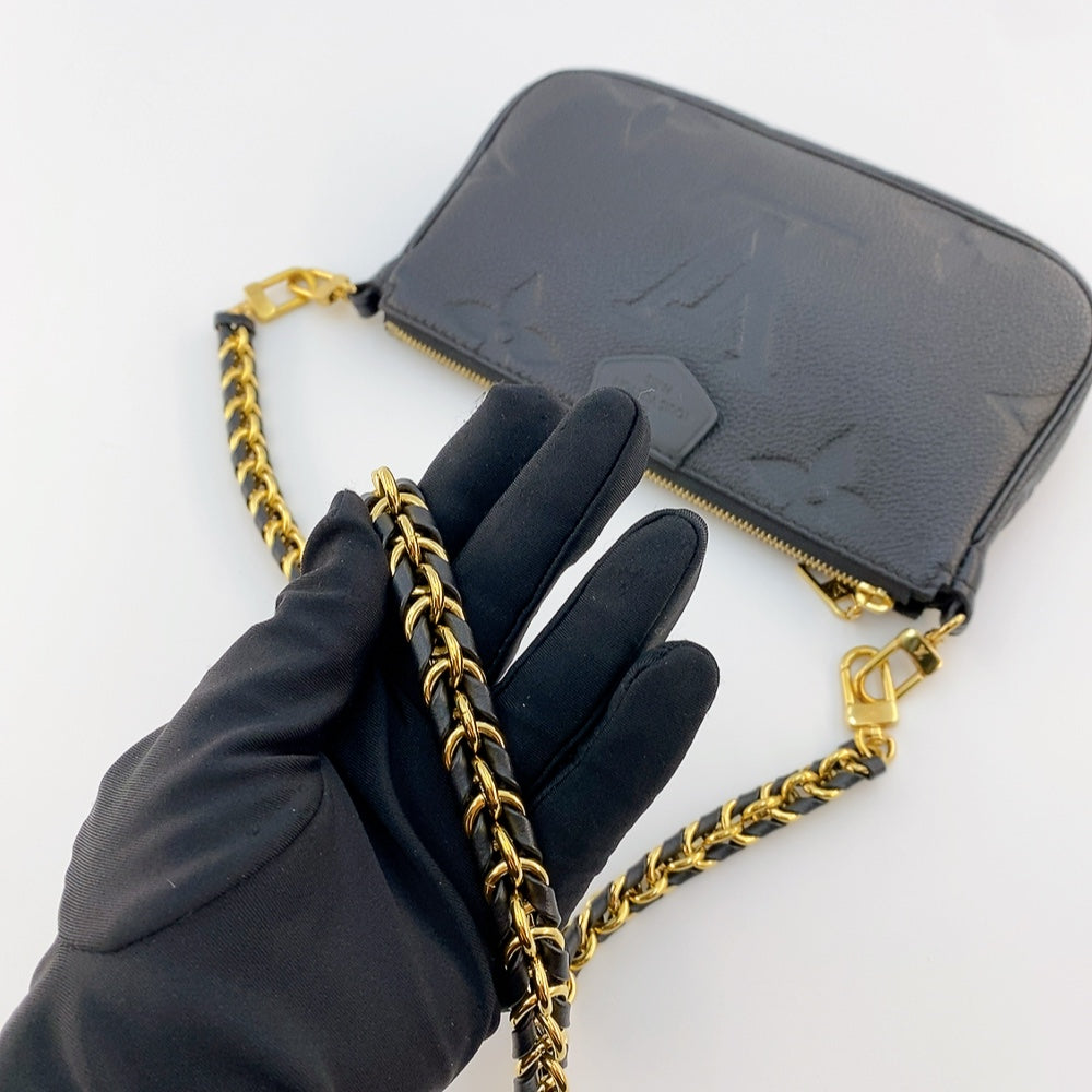 LV Multi Pochette in black