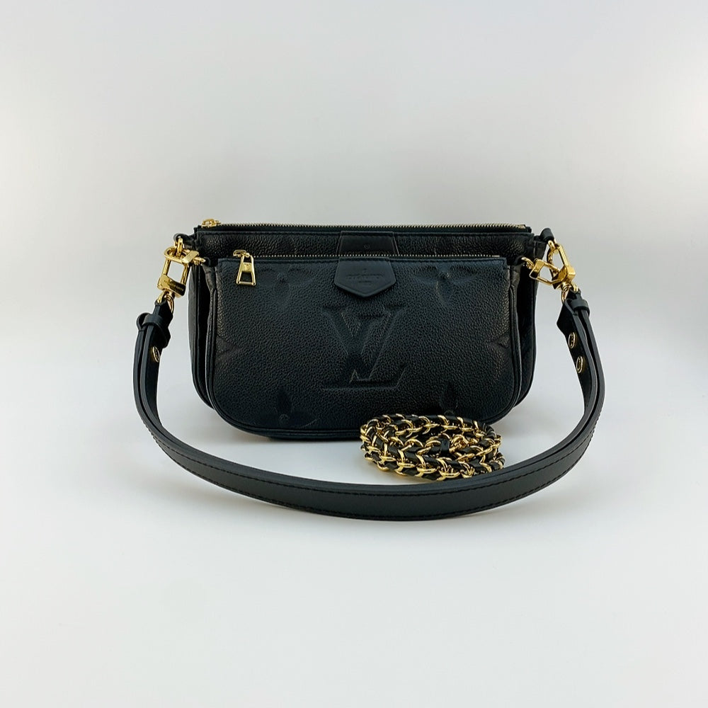 LV Multi Pochette in black