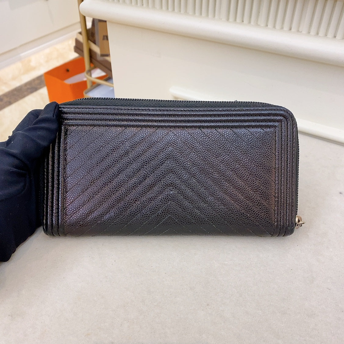 Chanel Boy Long Wallet