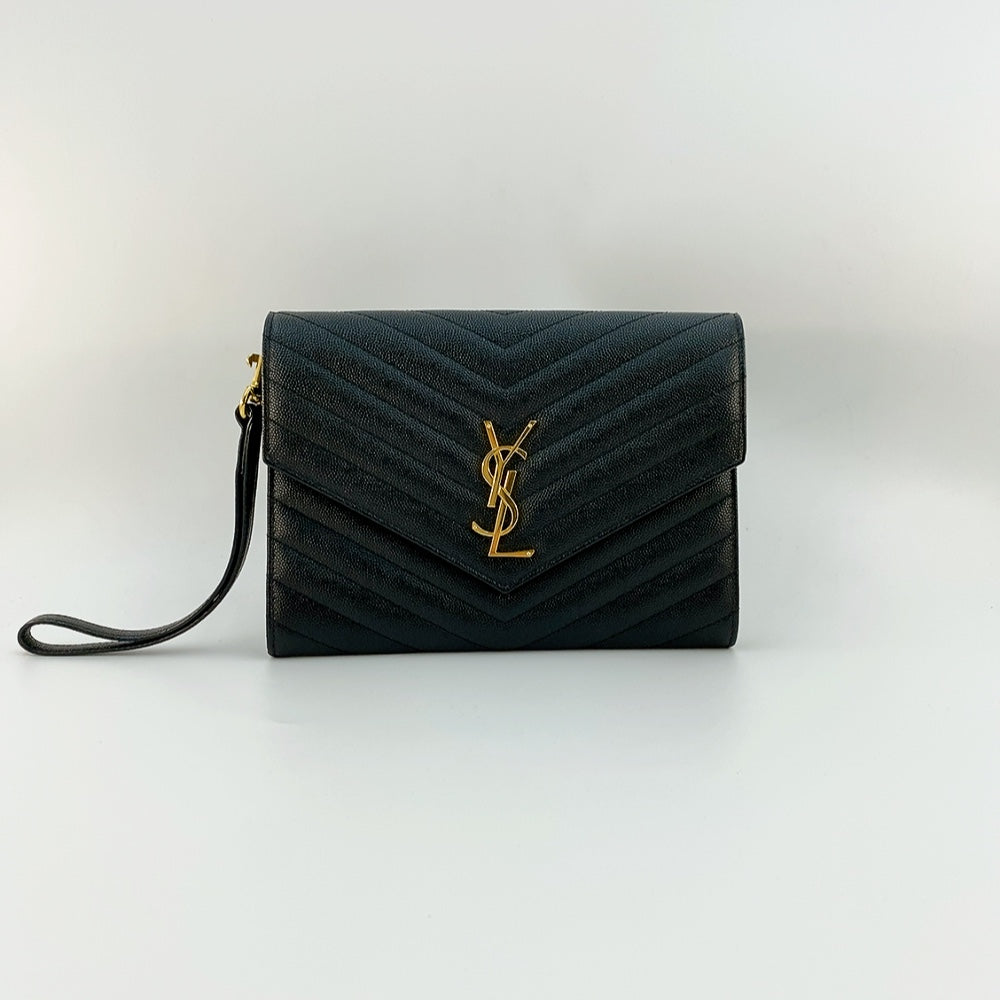 YSL  POUCH IN BLACK