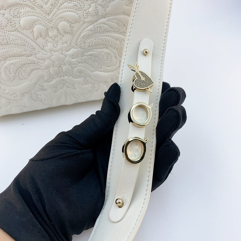 LADY DIOR SMALL IN WHITE