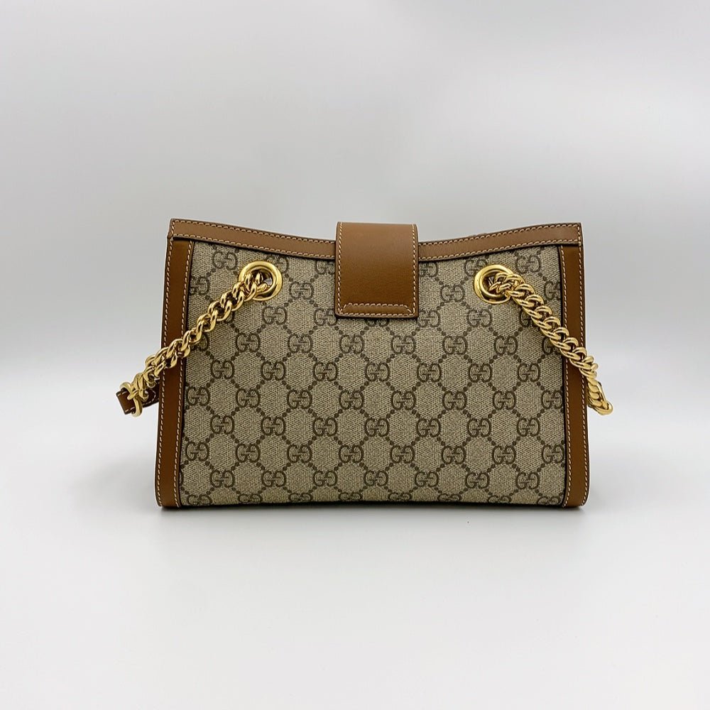 GUCCI PADLOCK TOTE  IN BROWN