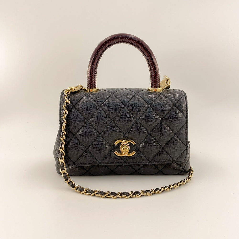 CHANEL COCO HANDLE IN BLACK