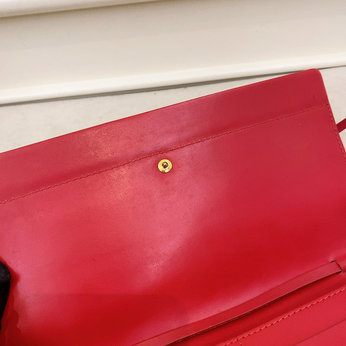 LV Epi Shoulder Bag in Red