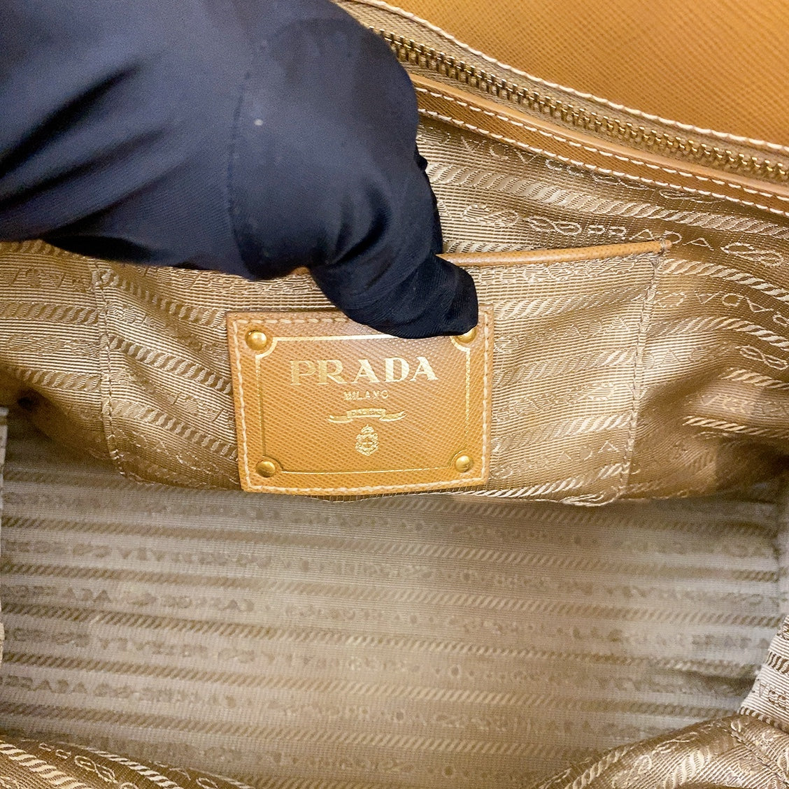 Prada Canvas Tote Bag