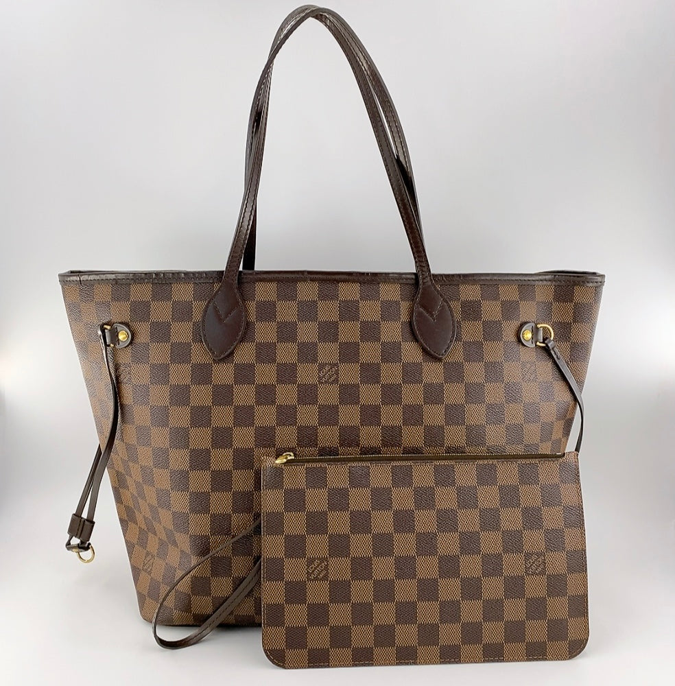 LV Damier Ebene Neverfull MM