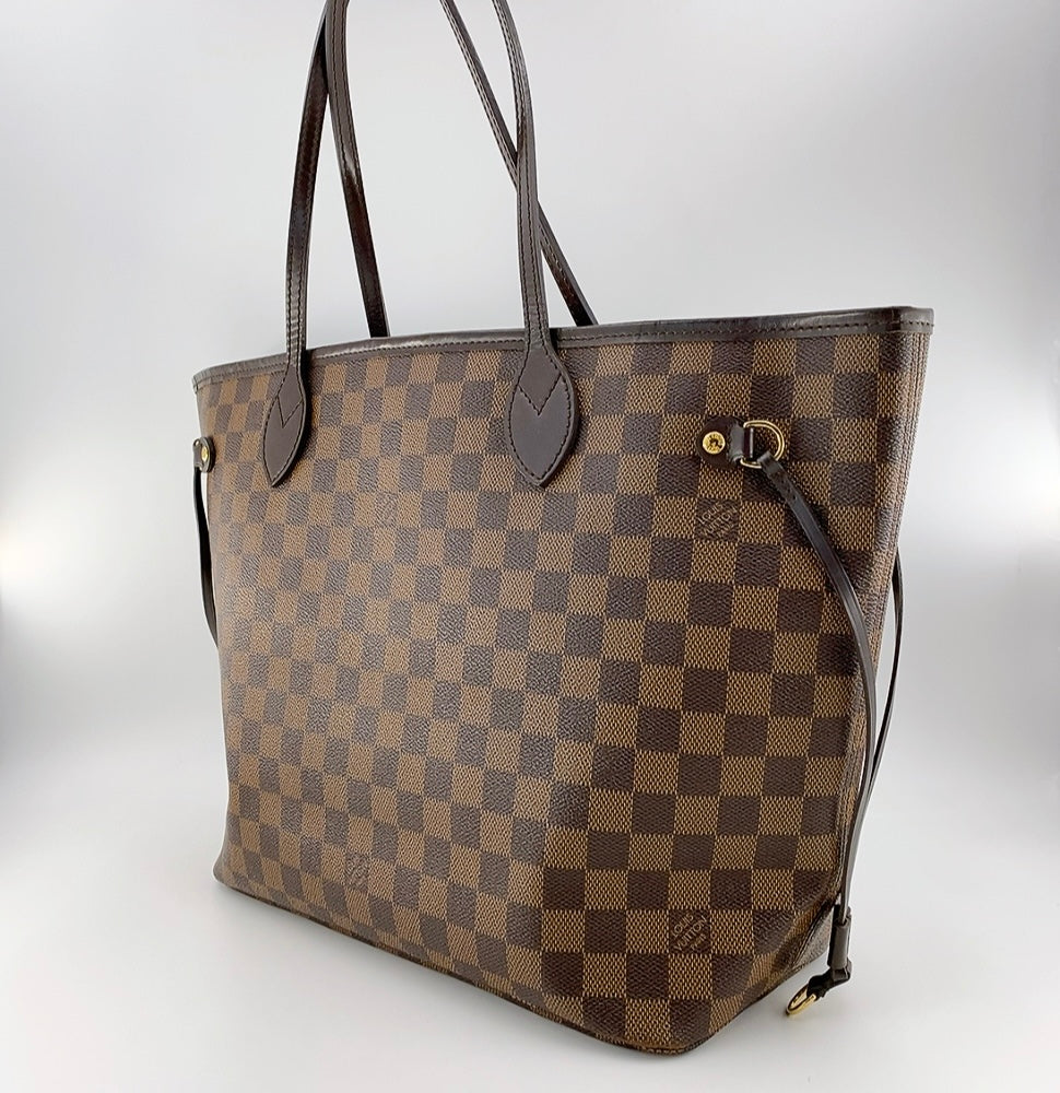 LV Damier Ebene Neverfull MM