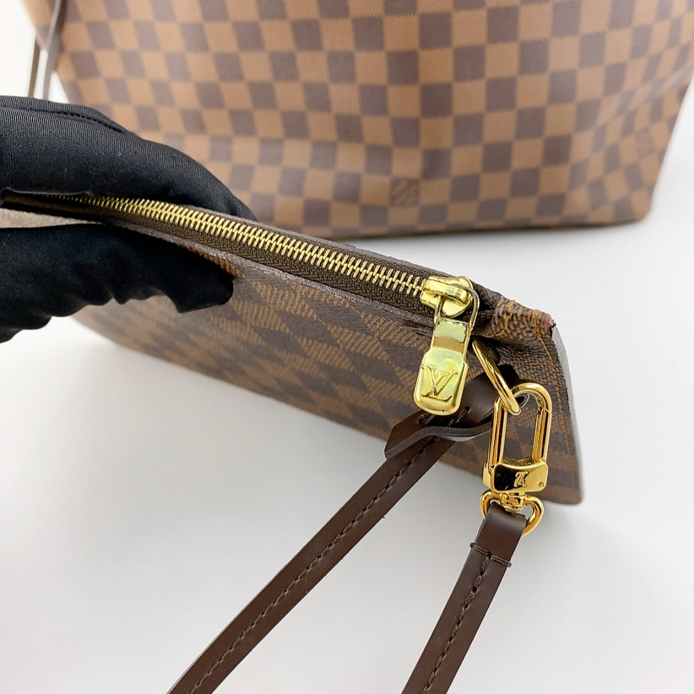 LV Damier Ebene Neverfull MM