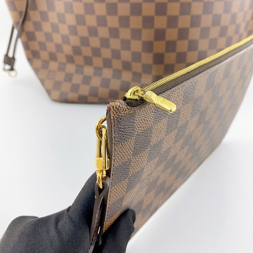 LV Damier Ebene Neverfull MM