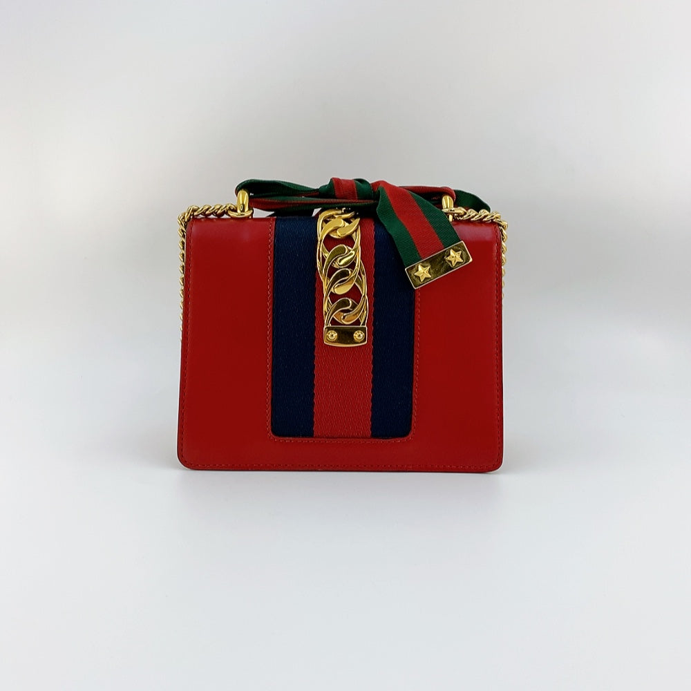 Gucci Sylvie Mini in Red