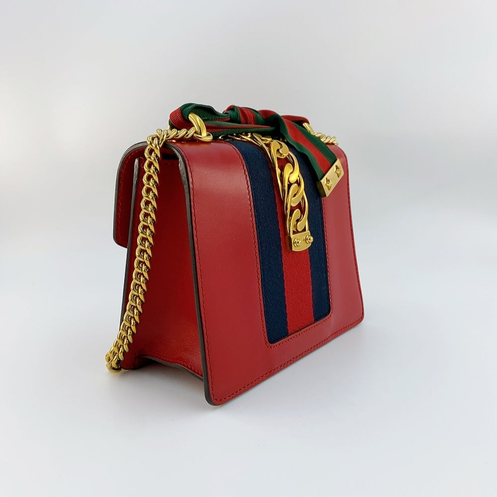 Gucci Sylvie Mini in Red