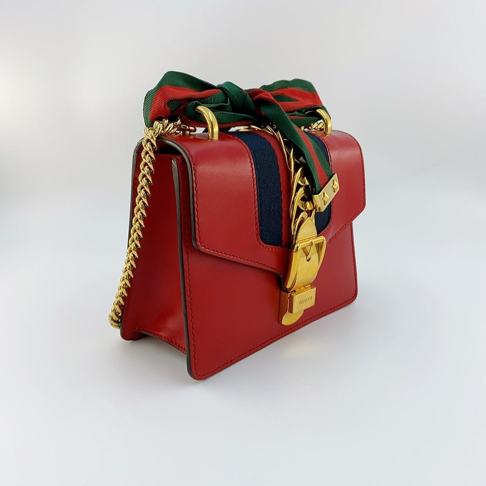 Gucci Sylvie Mini in Red