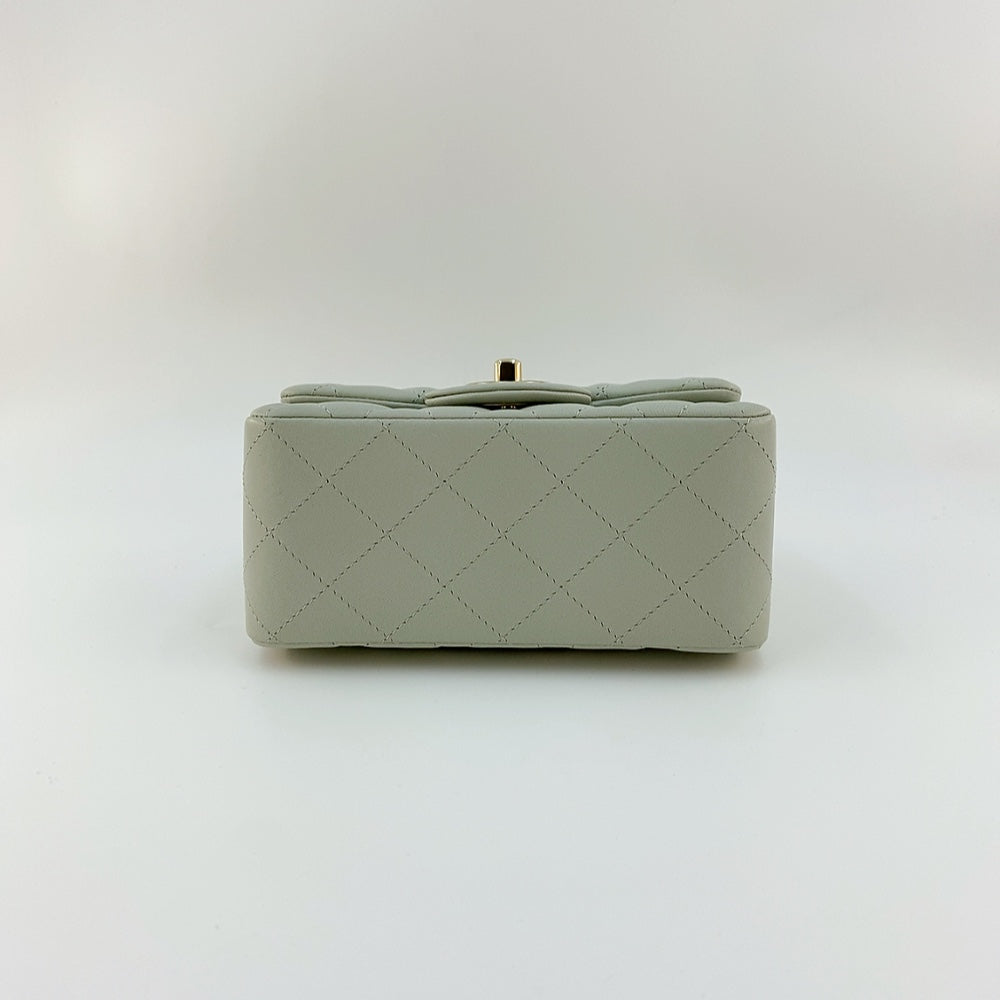 CHANEL MINI SQUARE IN GREY