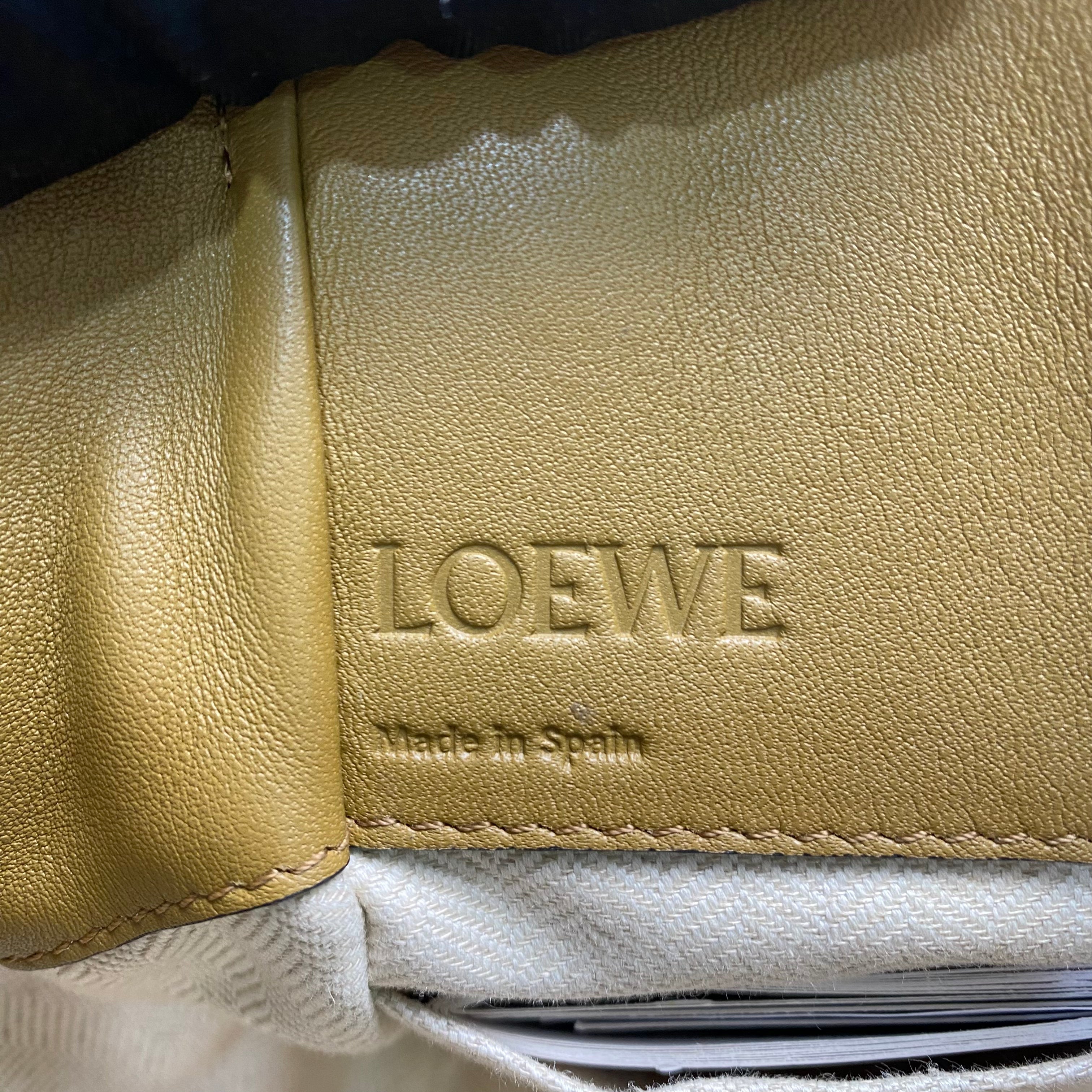 Loewe Hammock Small Textured-Leather Tote